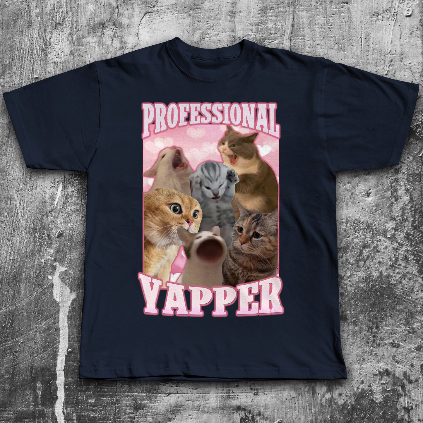 Professional Yapper Funny Cat Meme T-shirt