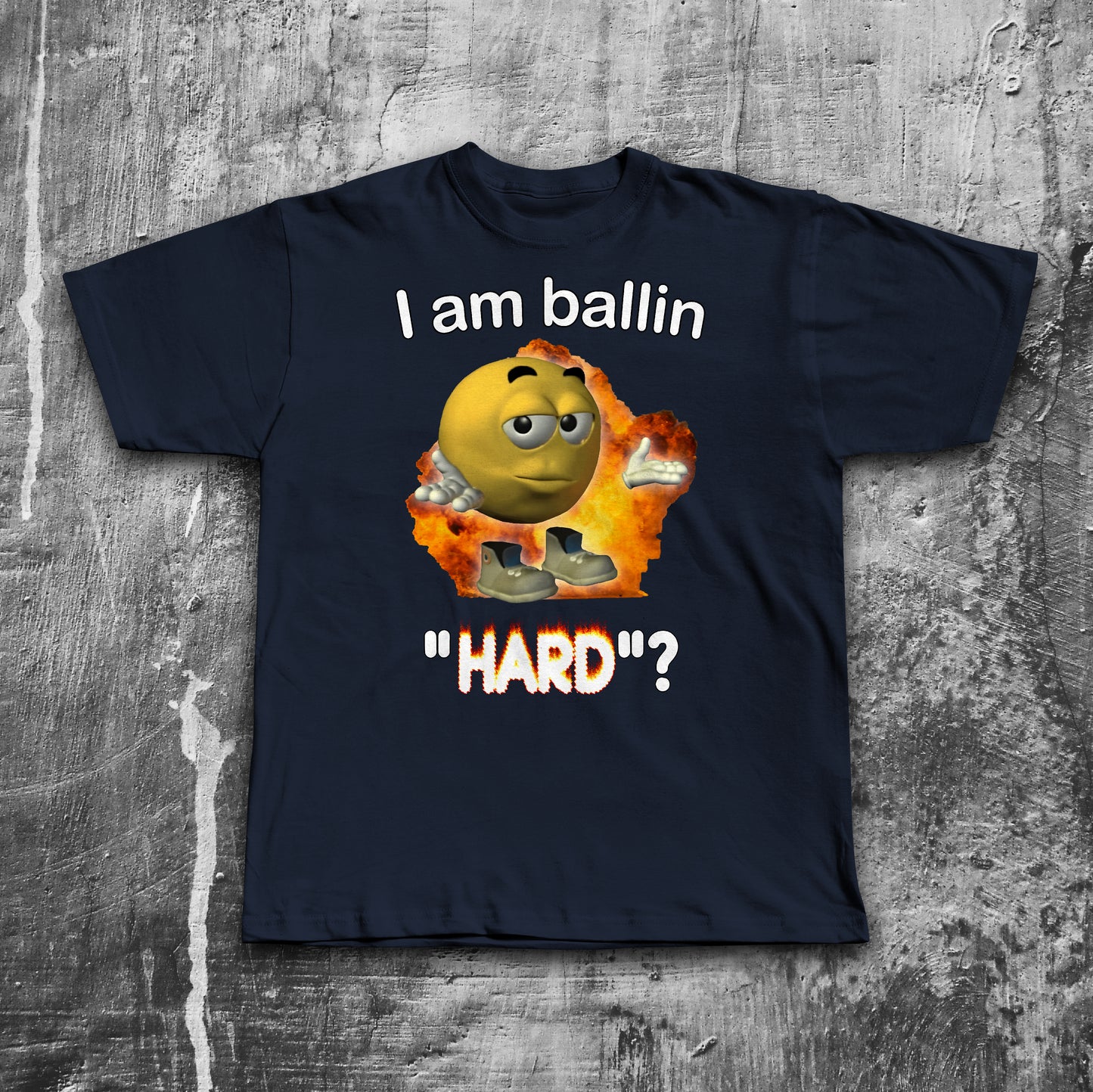 I am balling Hard Funny Meme T-shirt, Brainrot Shirt