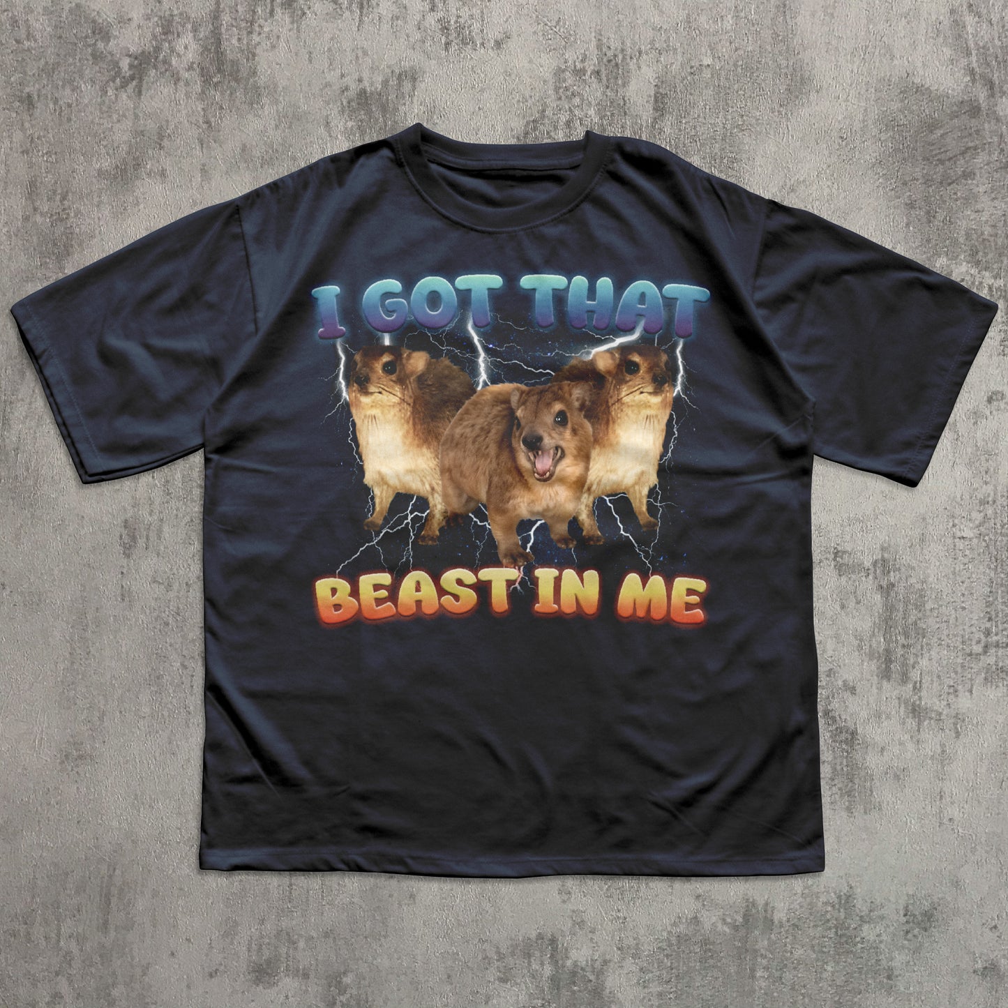 I got that beast in me Funny Rock Hyrax Meme T-Shirt