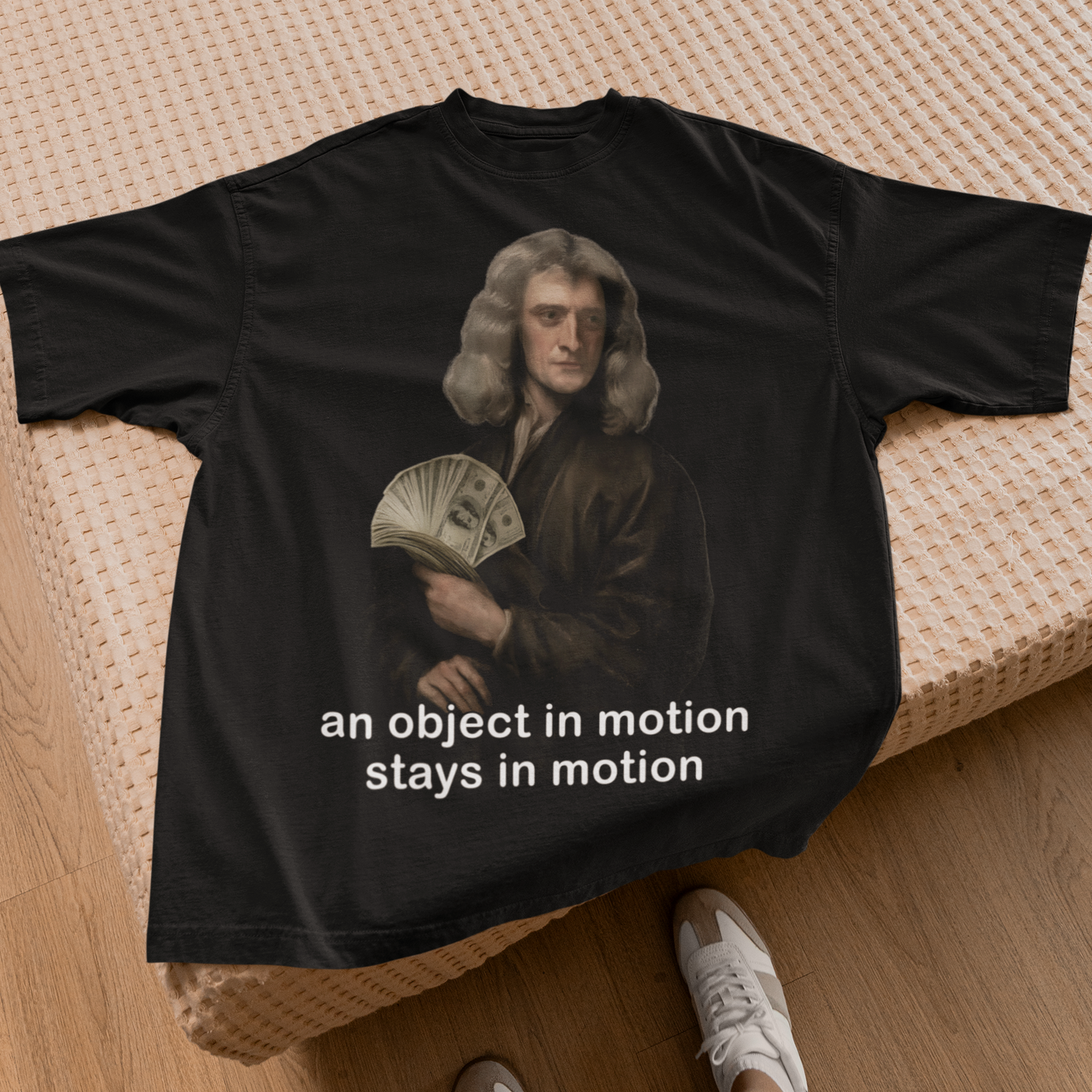 An Object in Motion Stays In Motion Shirt, Isaac Newton T-shirt, Funny History Shirts, Meme Tshirt