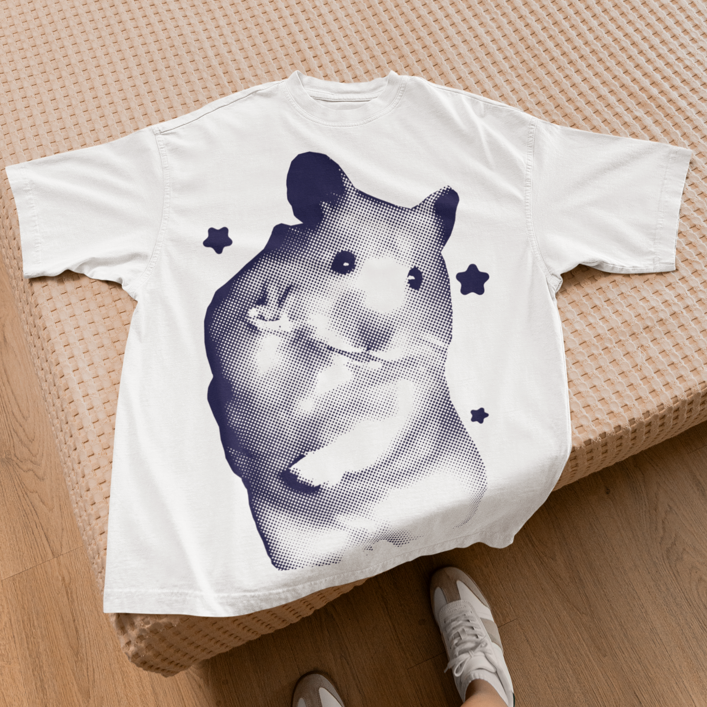 Y2k Retro Hamster T-shirt, Vintage Graphic Tee, Silly Hamsters Shirt, Aesthetic Shirts