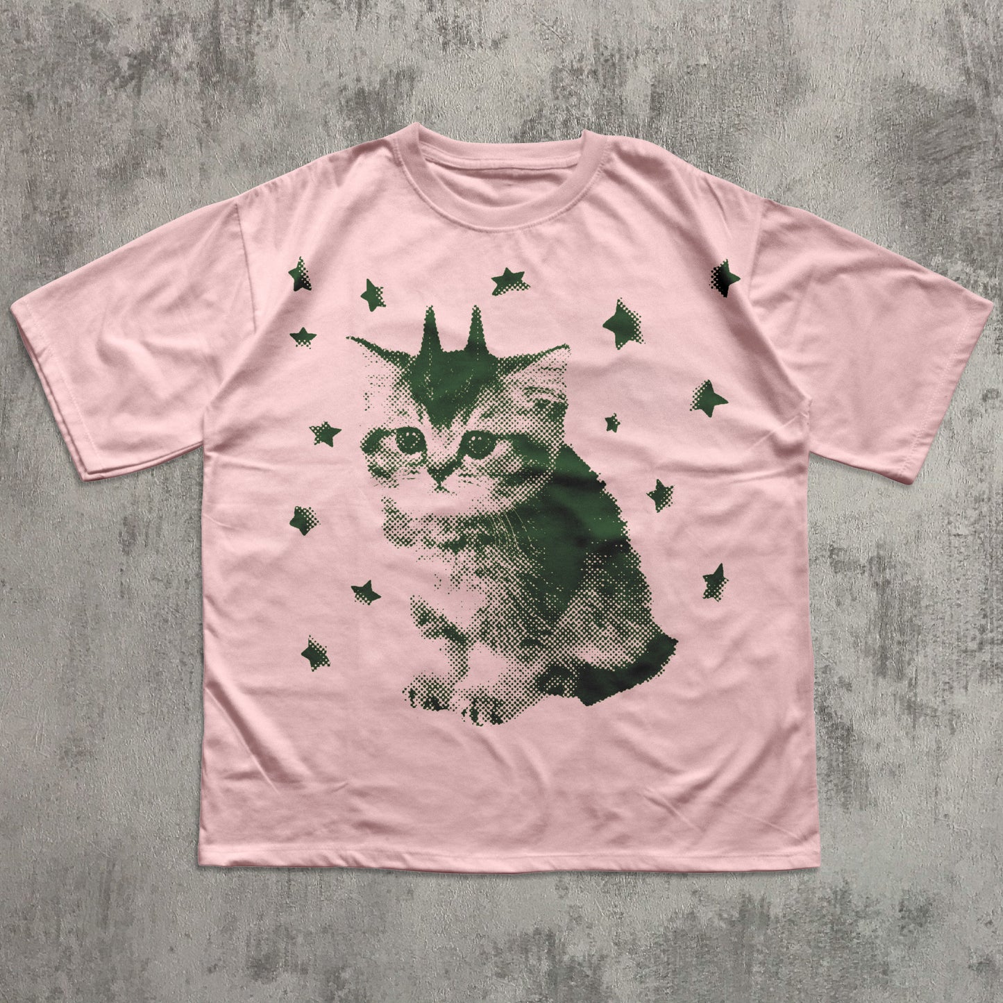 y2k funny alien cat meme t-shirt