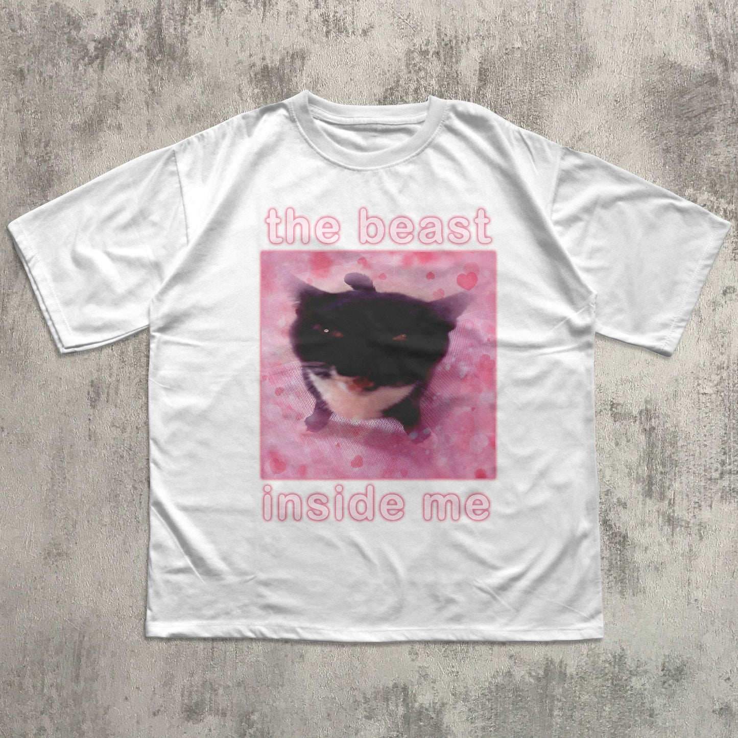 The Beast Inside Me Funny Cat Meme T-shirt
