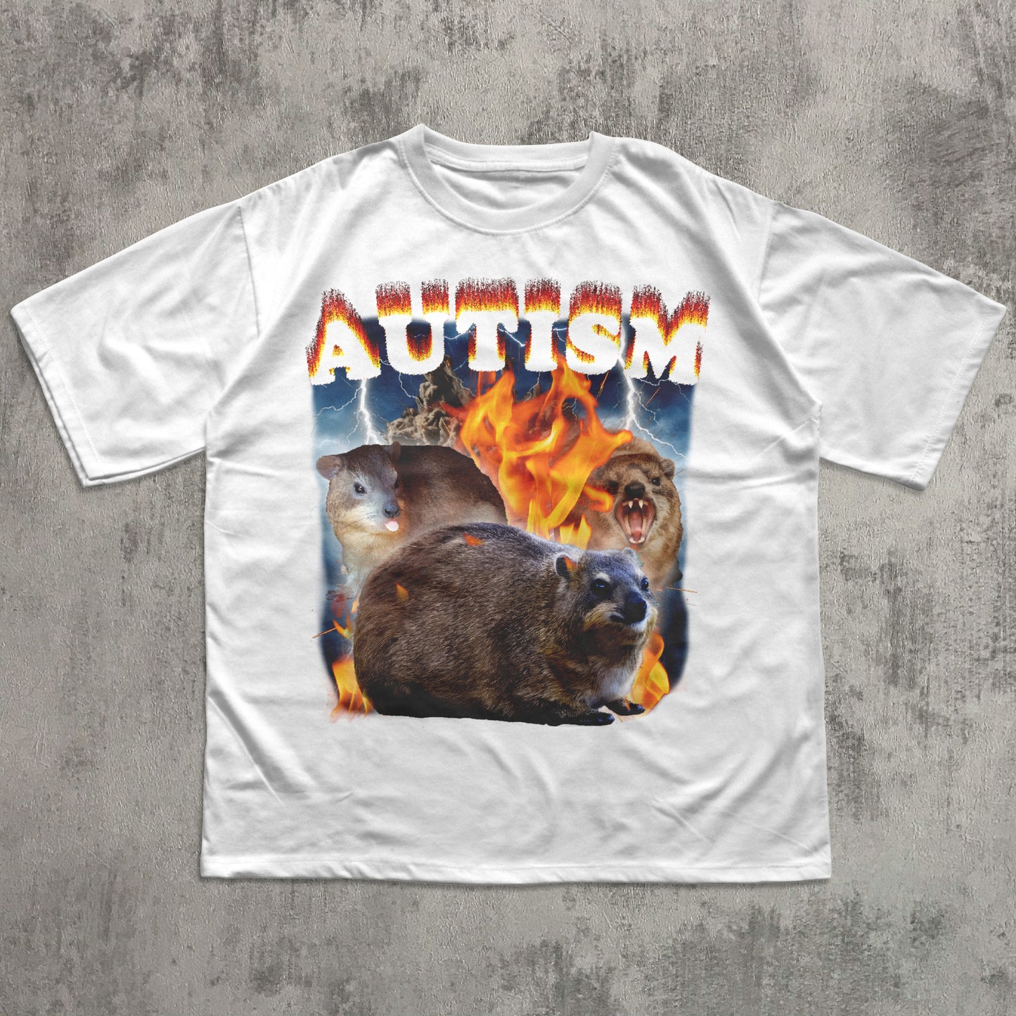 Autism Hyrax Funny Meme T-shirt