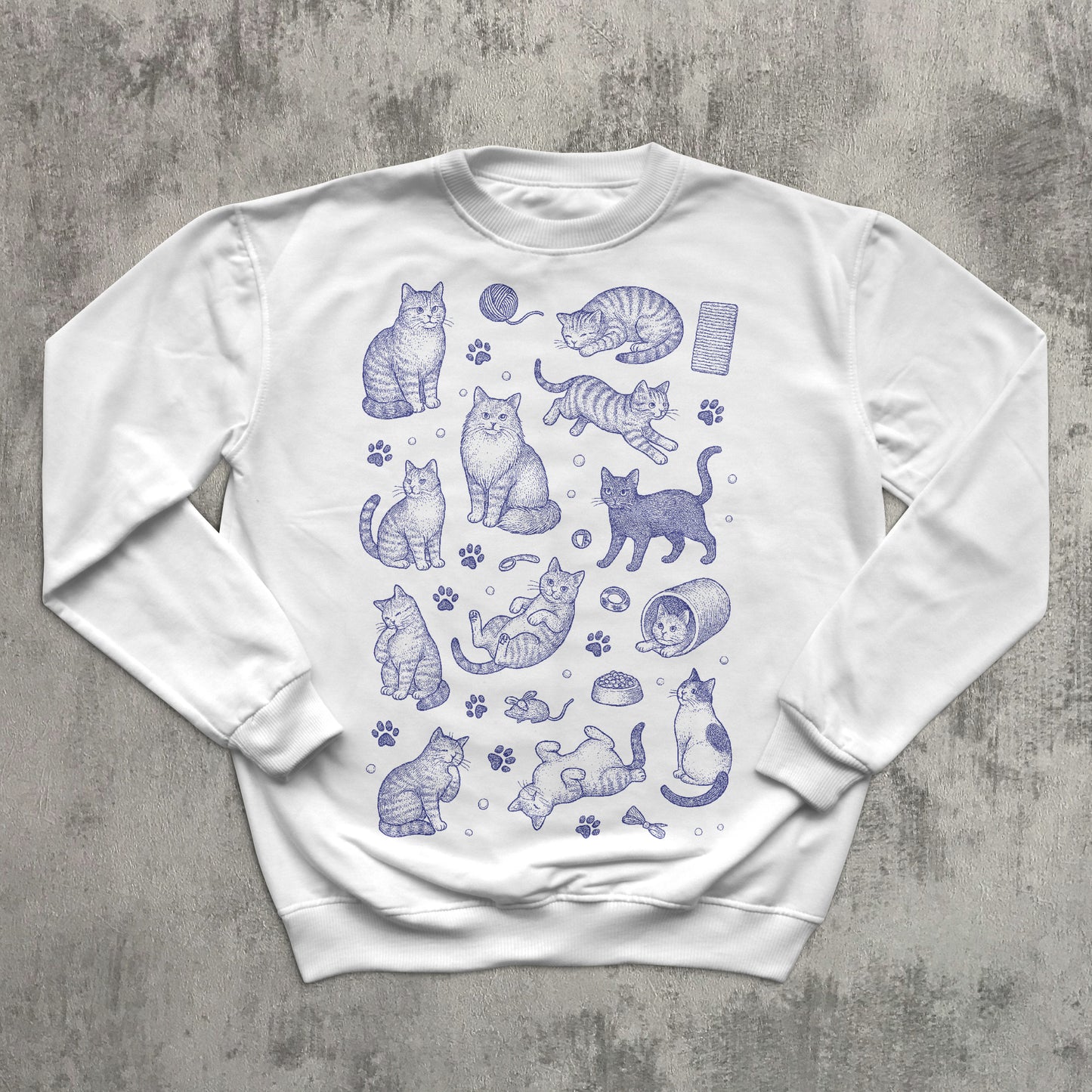 90s Retro Kittens Vintage Sweatshirt, Retro Cat Sweater, Cute Cats Sweater, Feline Lover Gifts