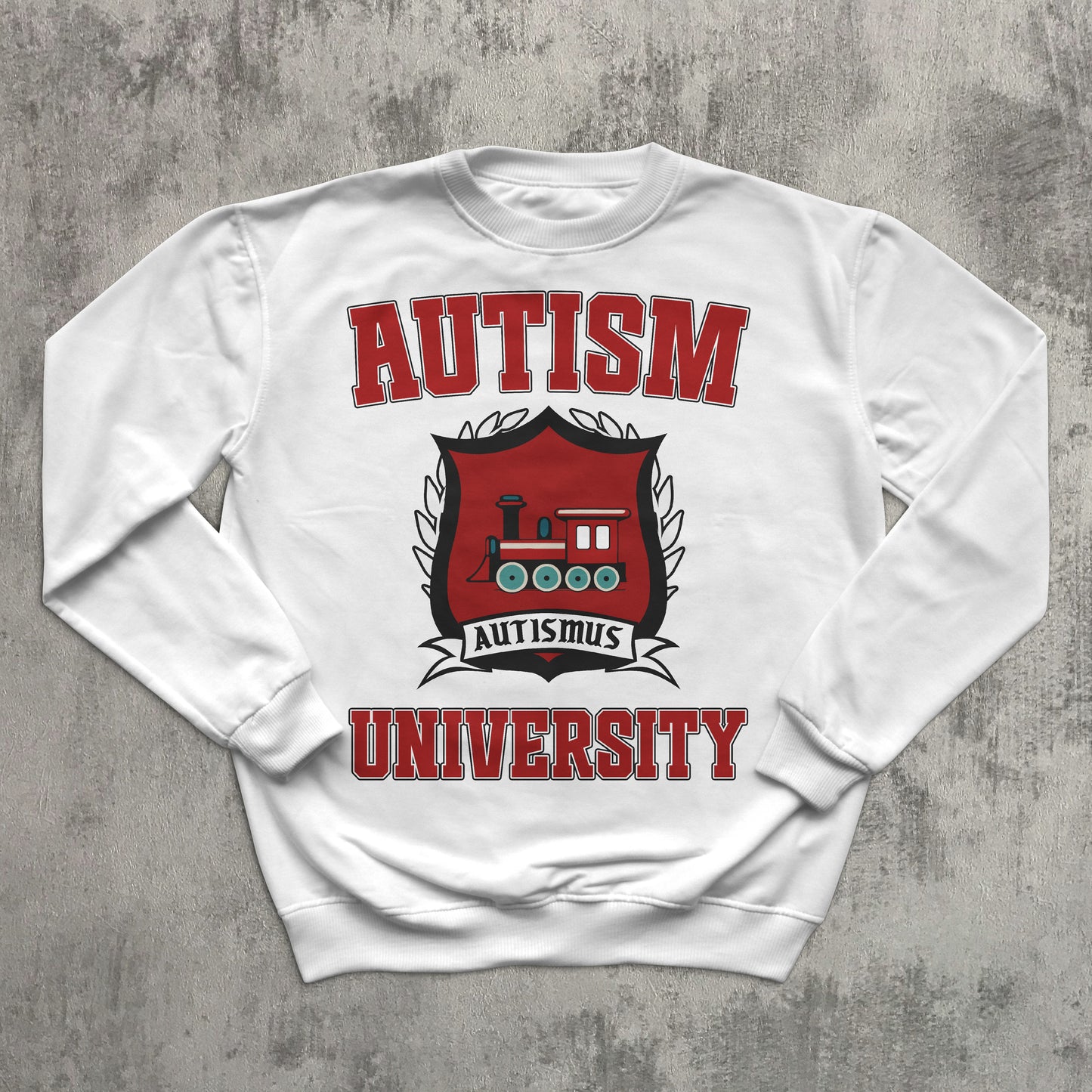 Autism University Funny Vintage Sweatshirt, 90s Retro Sweaters, Ugly Sweater