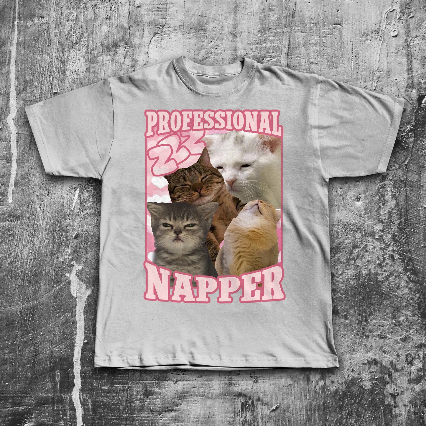 Professional Napper Funny Cat Meme T-shirt, Cat Shirt