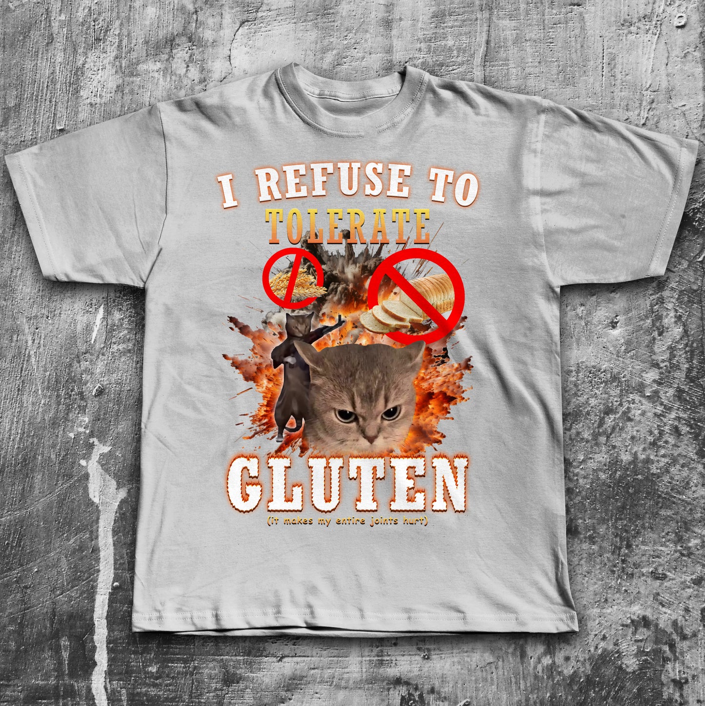 I Refuse to Tolerate Cat Meme T-shirt