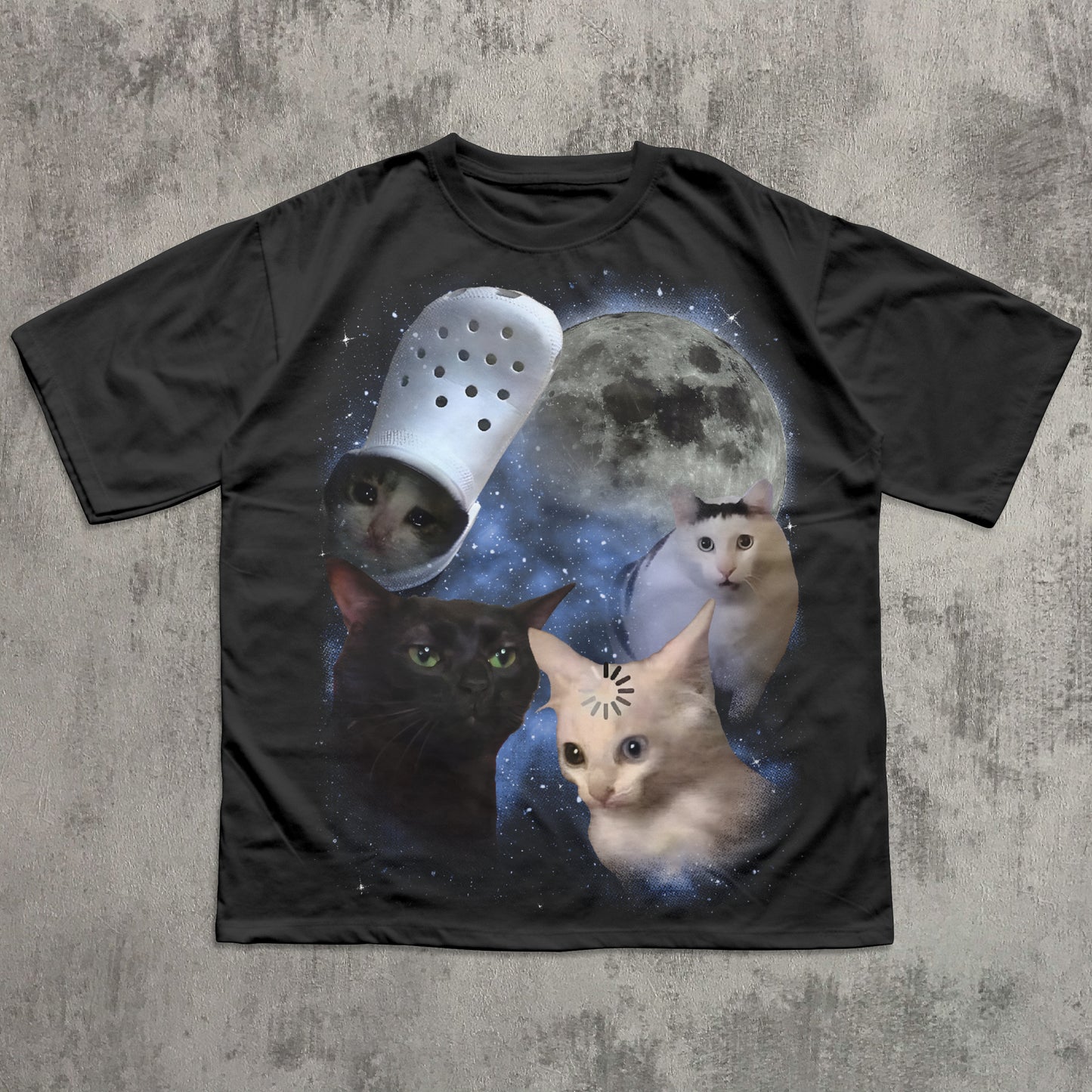 vintage graphic cat tshirt
