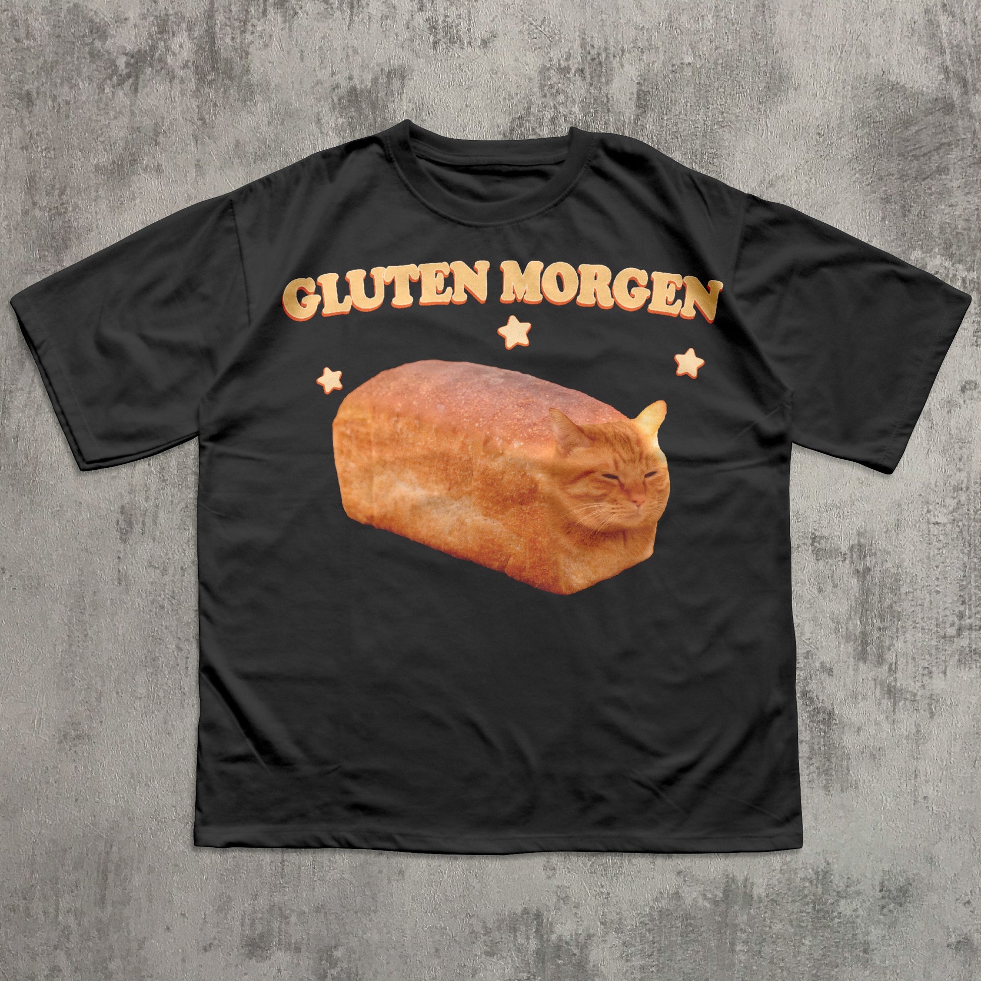 Gluten Morgen Funny Cat Meme T-shirt, Gift for Cat Lovers