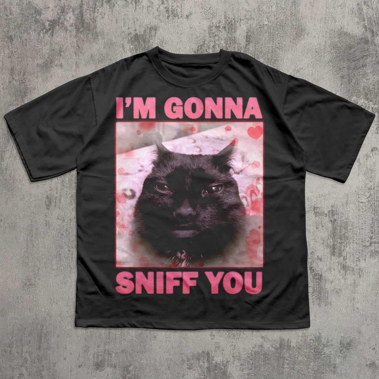 funny unhinged cat meme t-shirt