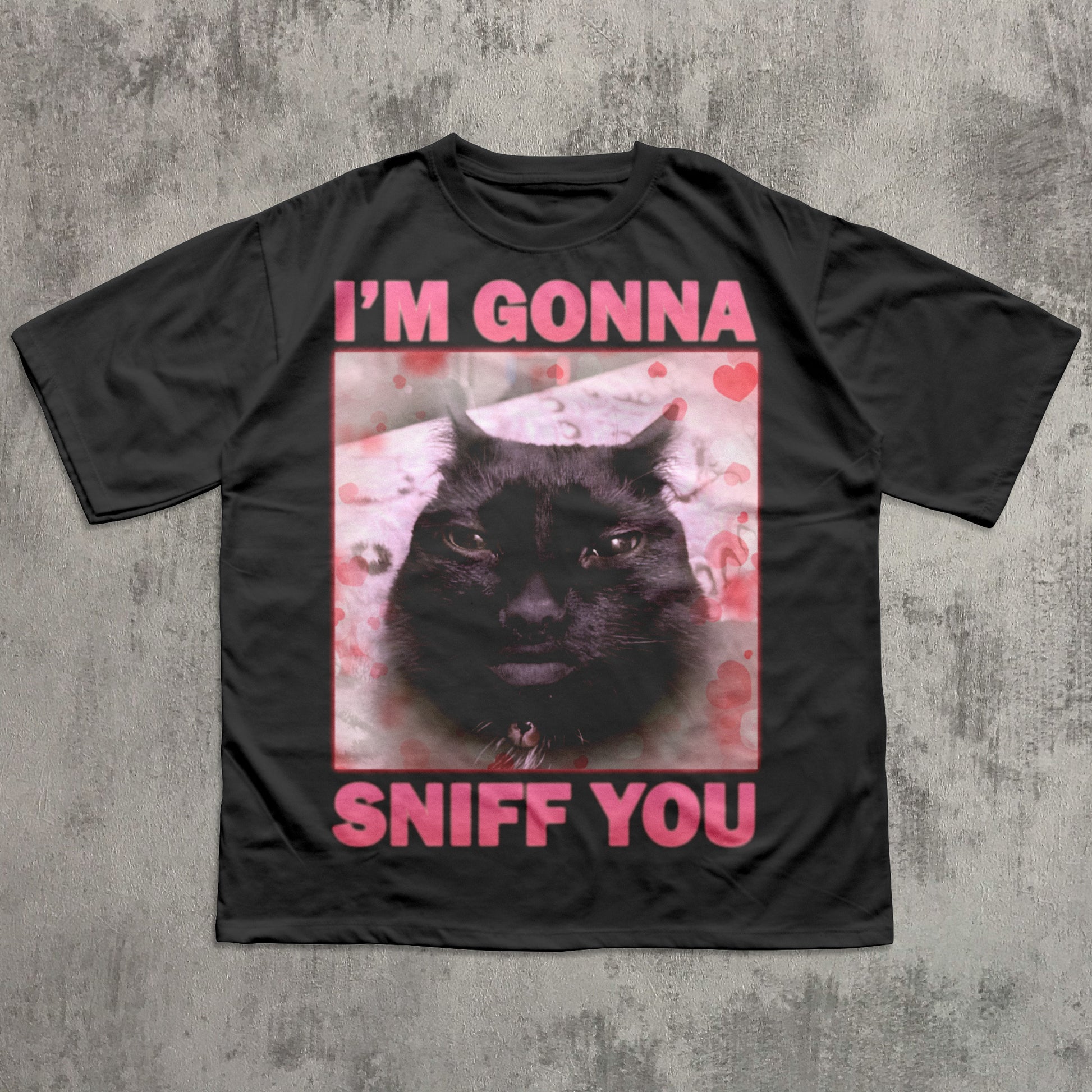funny unhinged cat meme t-shirt