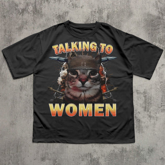 funny cat meme t-shirt