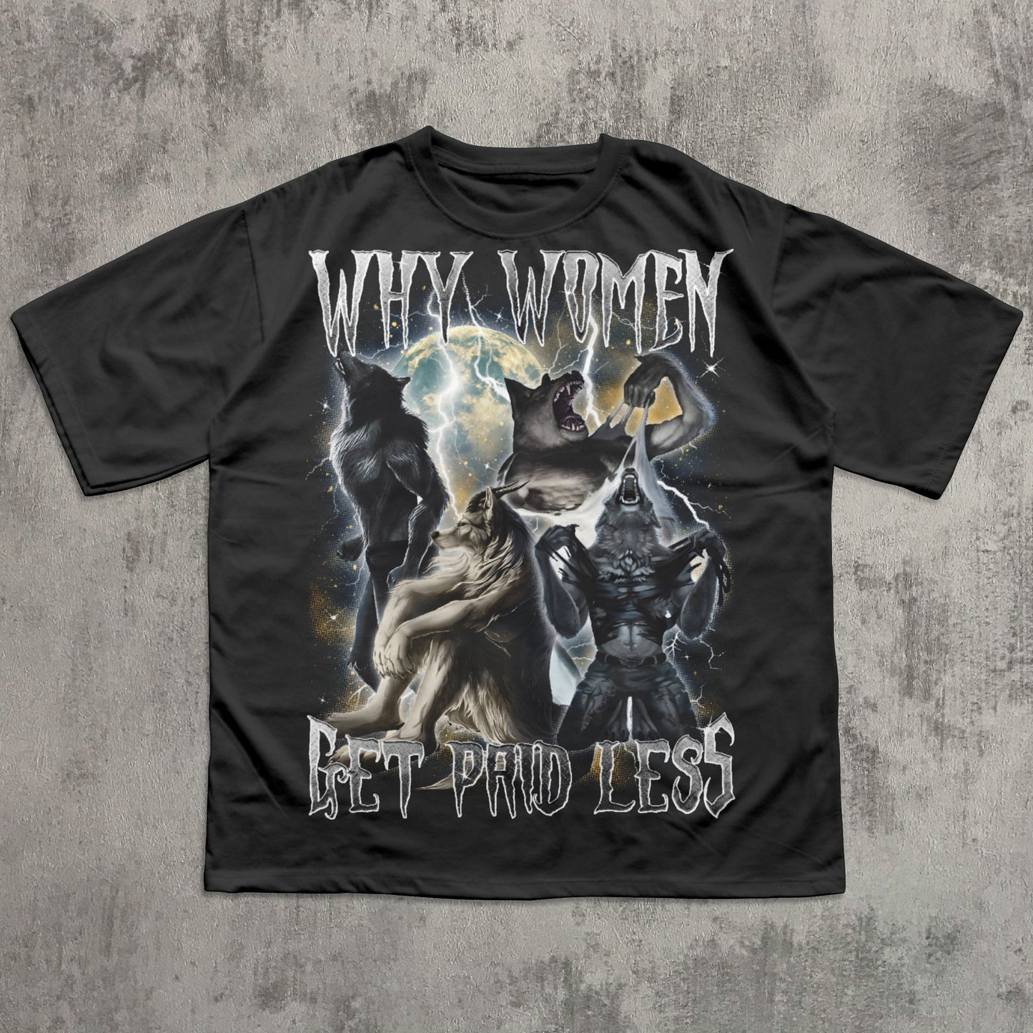 funny alpha wolf meme t-shirt