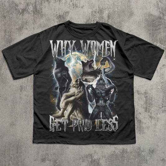 funny alpha wolf meme t-shirt