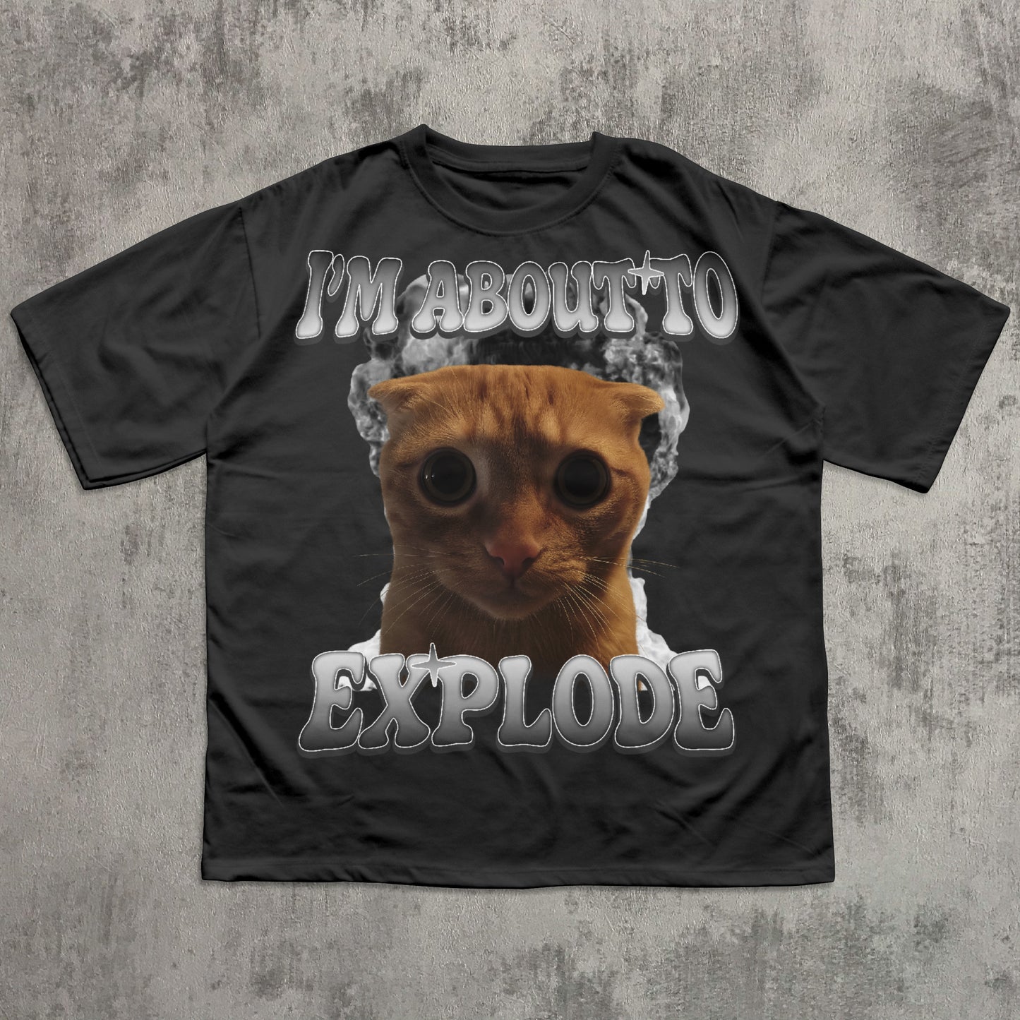 I'm About to Exlode Funny Cat Meme T-shirt, 90s Retro T-shirt, Cats Lover Gift