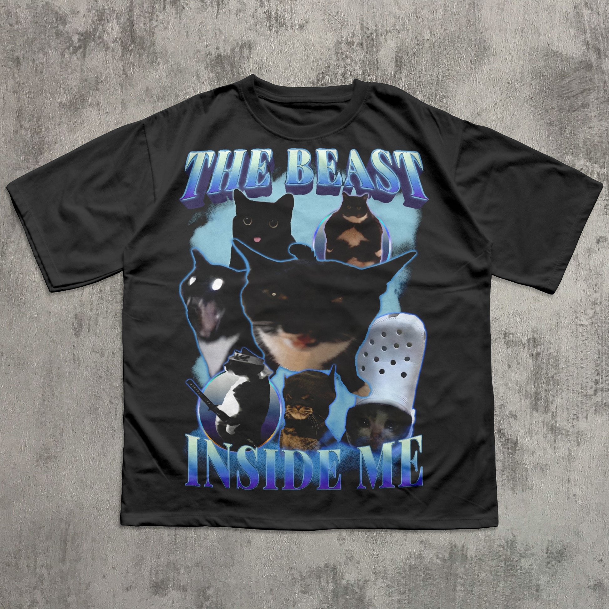 Funny Cat T-shirt "The Beast Inside Me"
