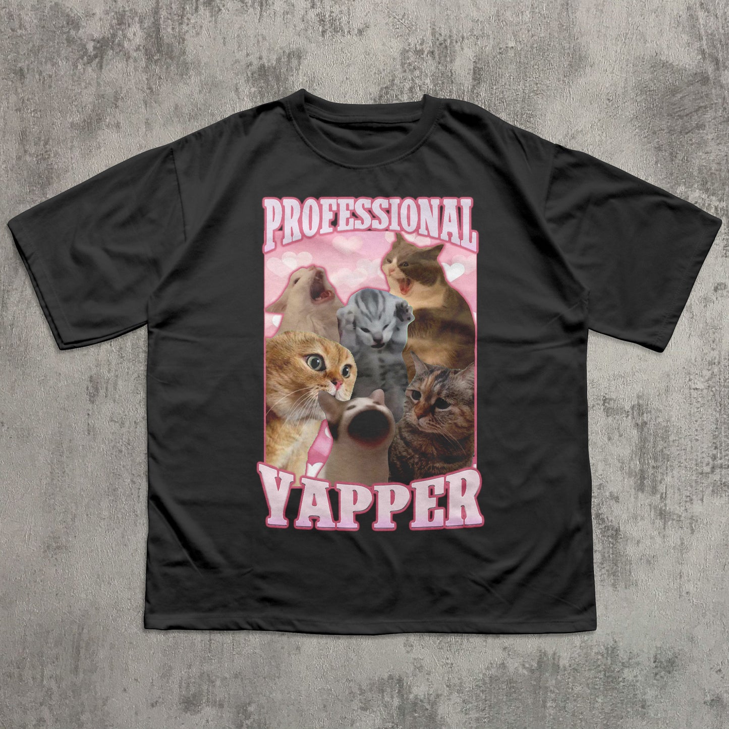 Professional Yapper Funny Cat Meme T-shirt