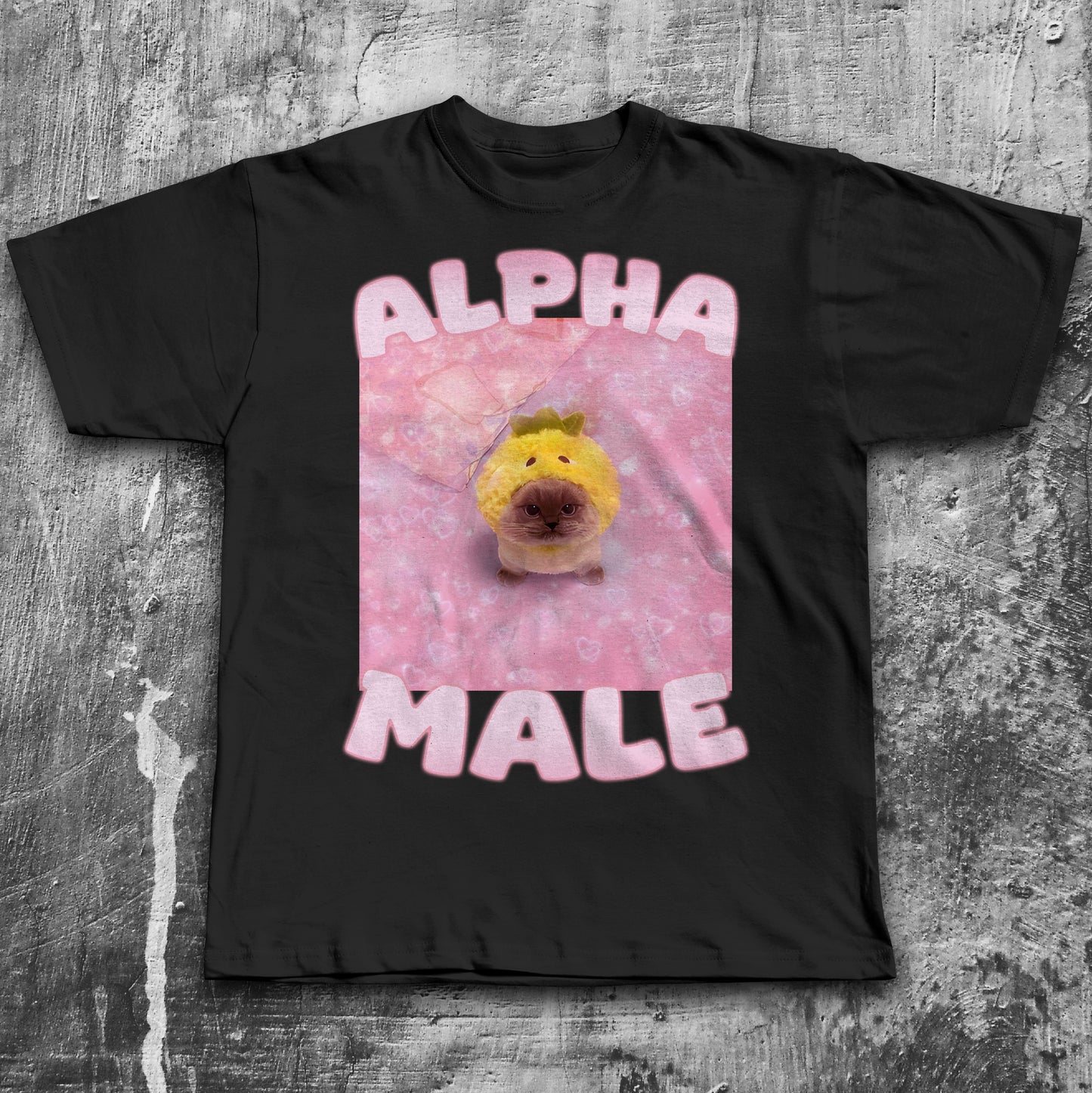 Alpha Male Funny Xiaojie Cat Meme T-shirt