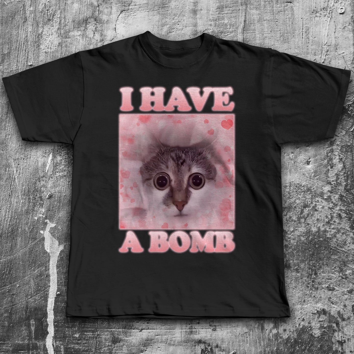 I Have a Bomb Cat Meme T-shirt