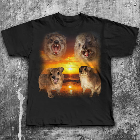 90s Vintage Hyrax Sunset T-shirt