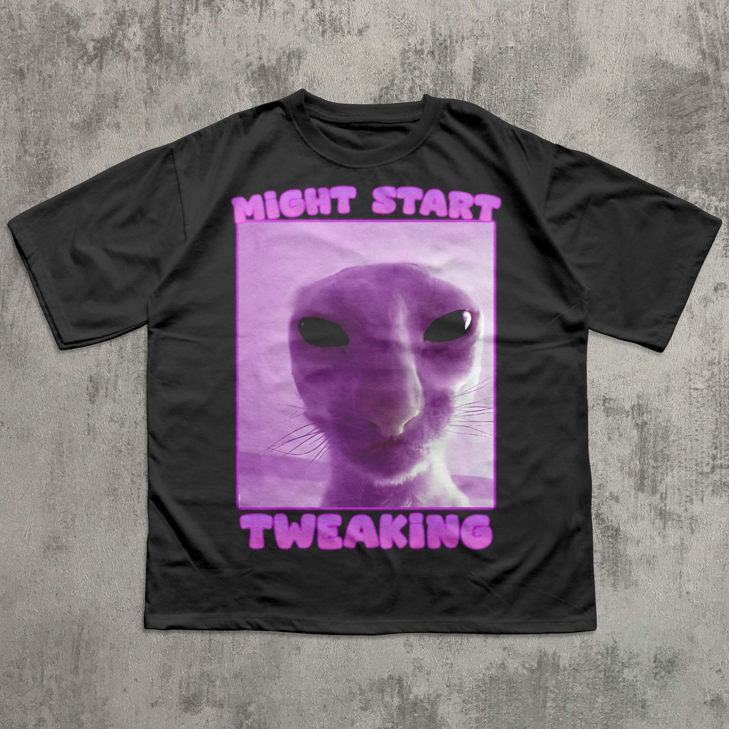 Might Start Tweaking Funny Cat Meme T-shirt, Brainrot Shirts