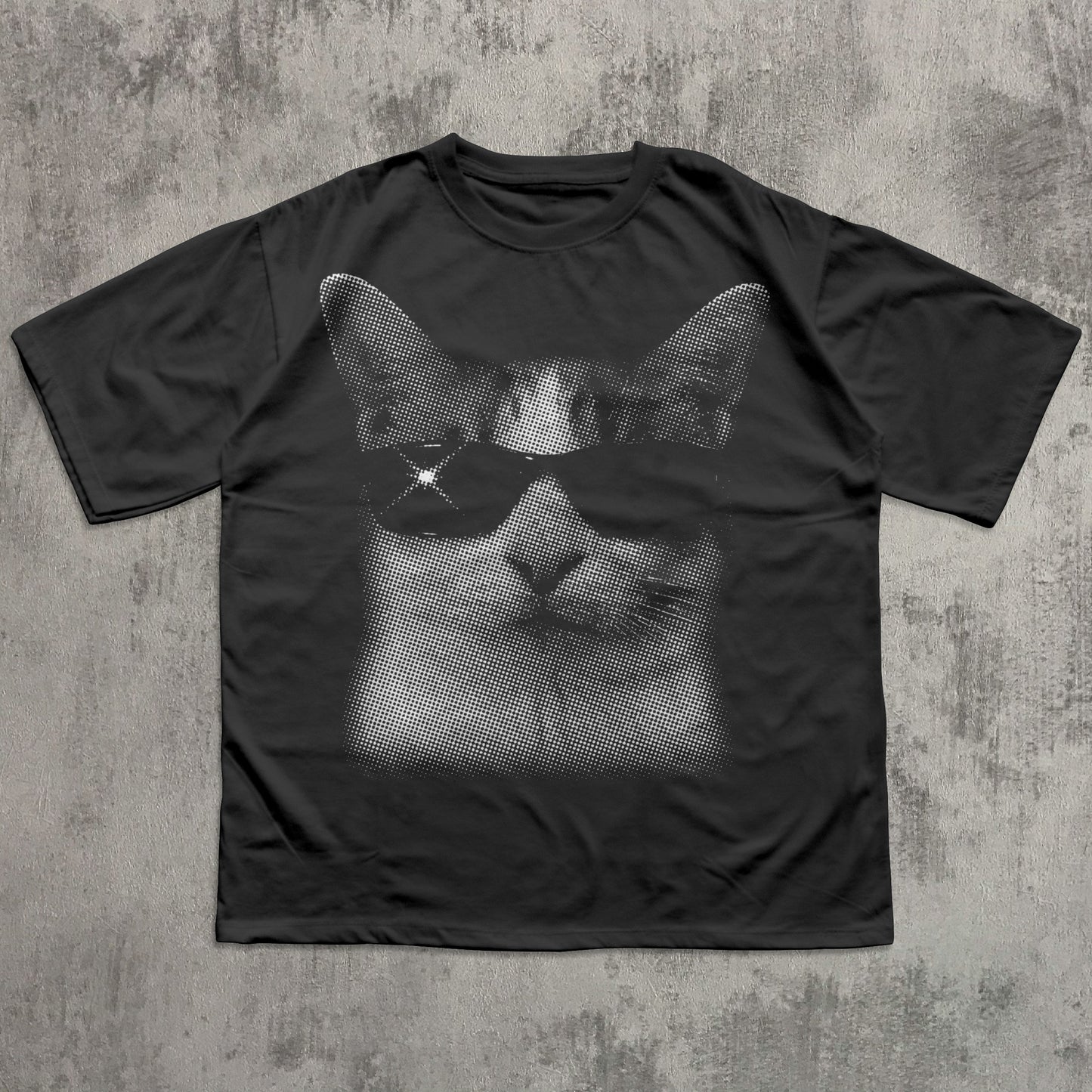 Y2k Cat With Sunglasses T-shirt, 2000s Vintage Graphic Tee, 90s Retro Shirt, Silly Cats Tshirt