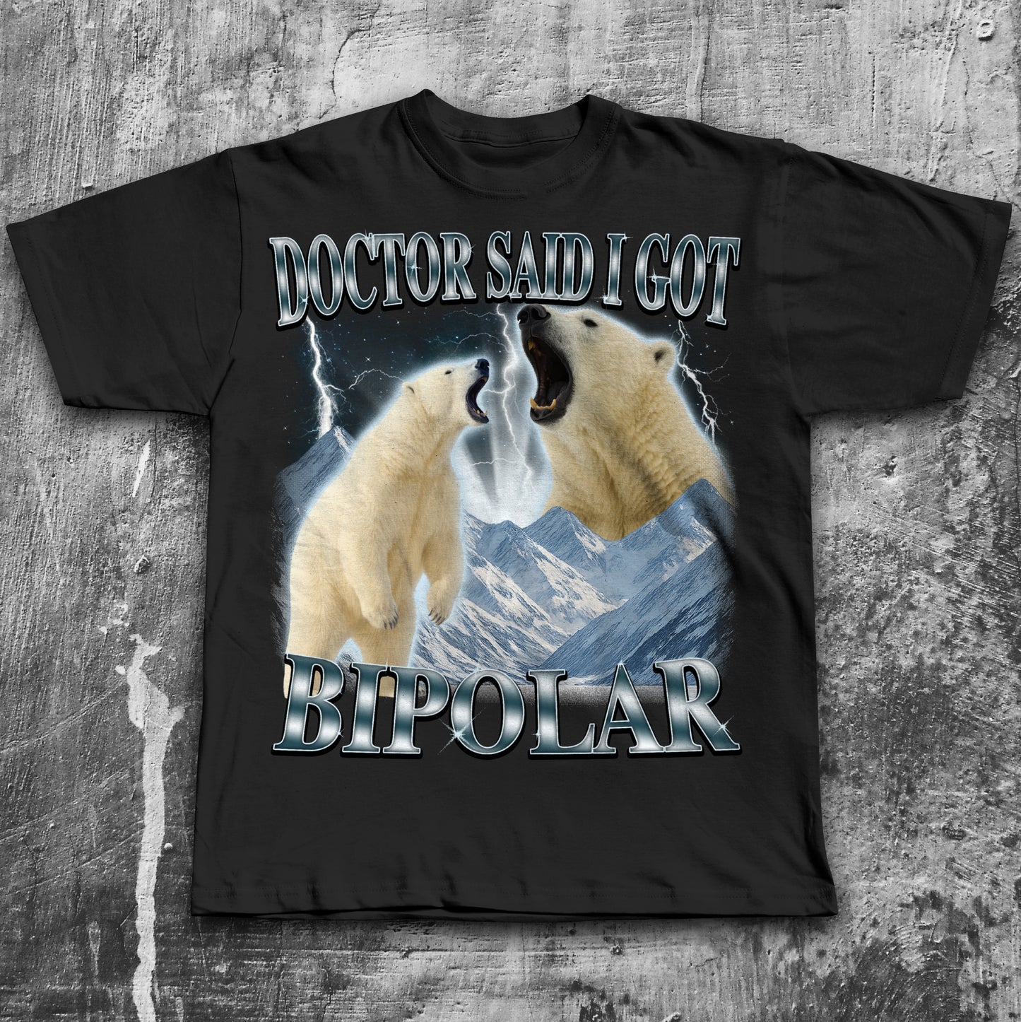 Doctor Said I Got Bipolar Shirt, Funny Polar Bear T-shirt, Meme Shirts, Bootleg Bears Tee