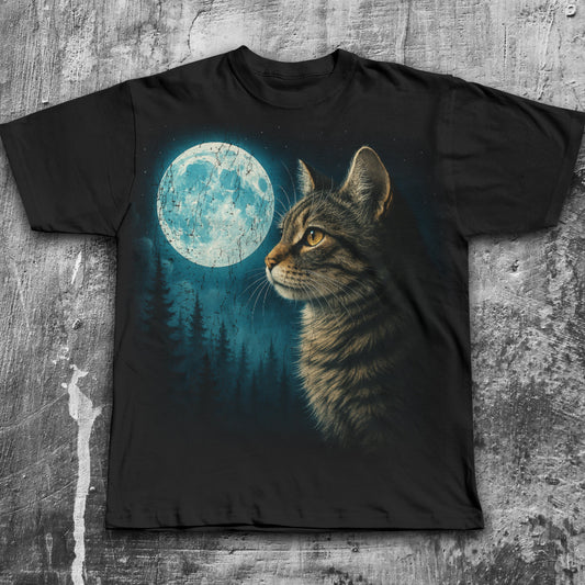 Vintage Cat 90s Graphic Tee Shirt, Cat Lovers Retro Tee