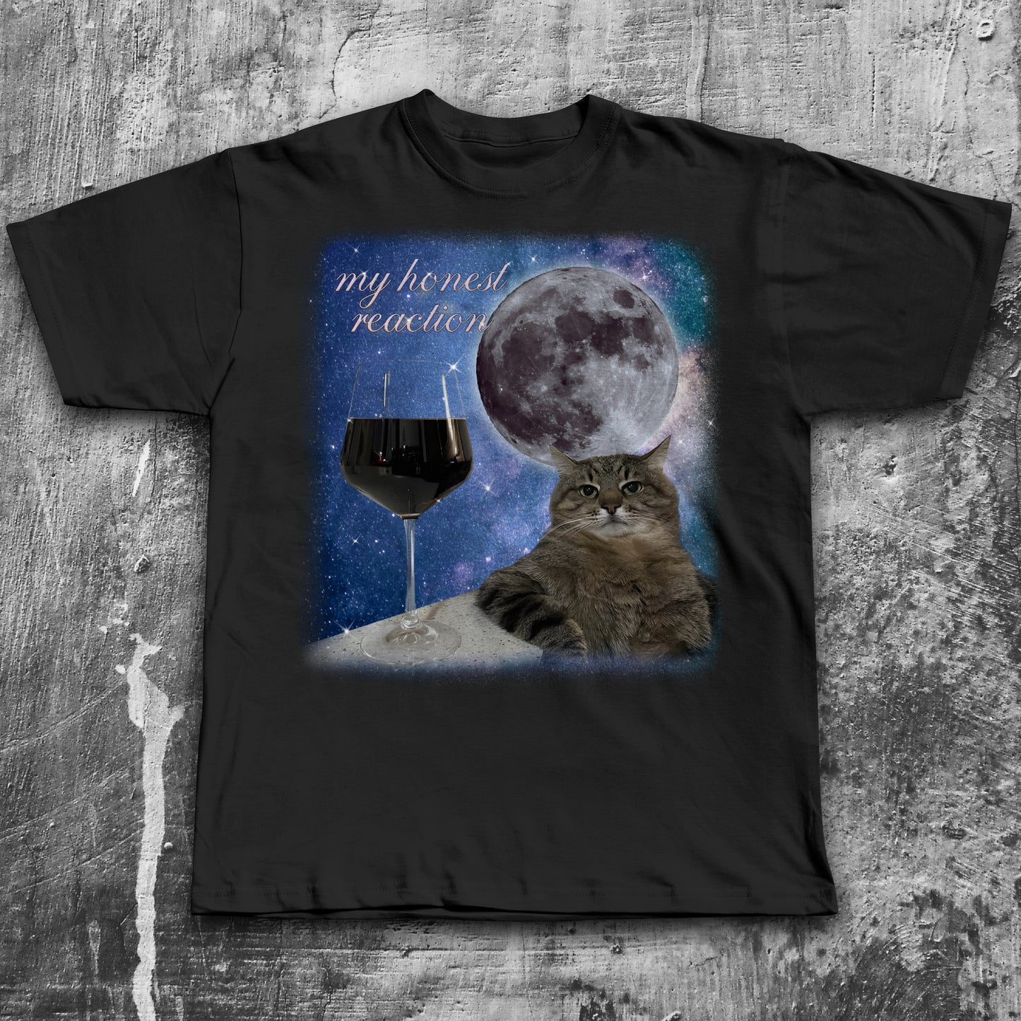 My honest reaction Funny Cat Meme T-Shirt