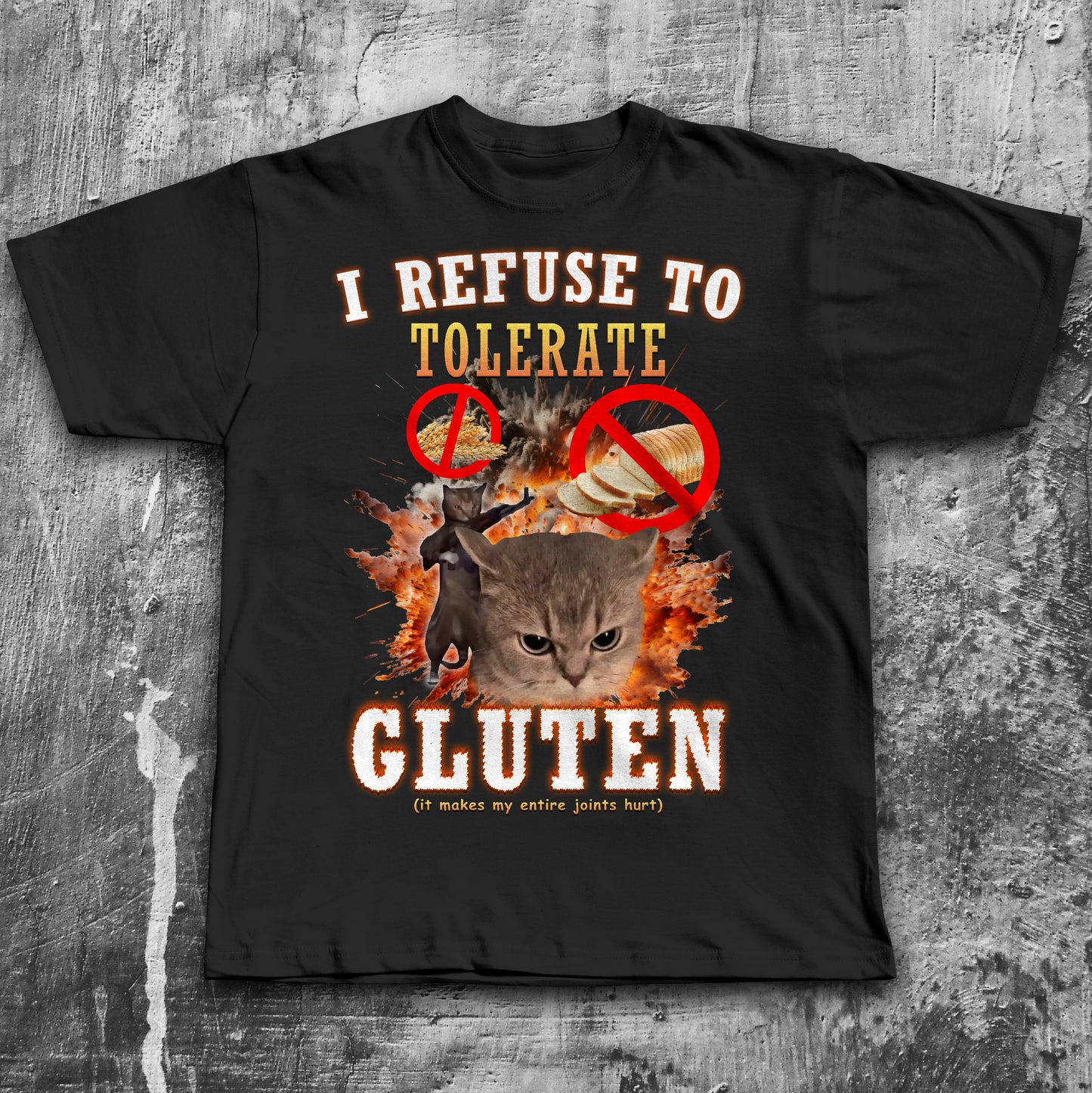 I Refuse to Tolerate Cat Meme T-shirt