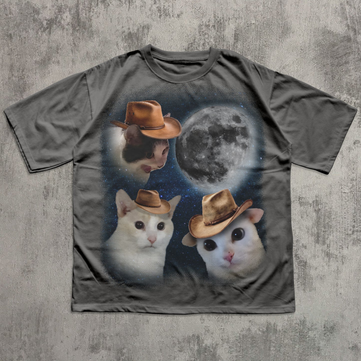 Retro Cowboy Cats T-shirt design