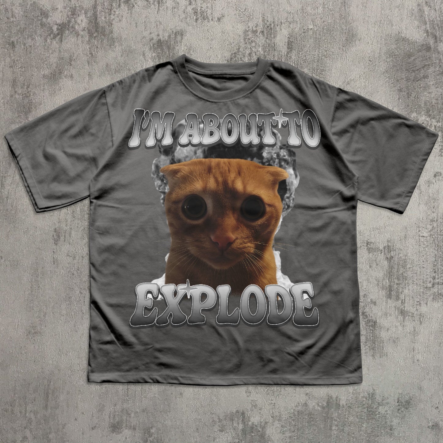I'm About to Exlode Funny Cat Meme T-shirt, 90s Retro T-shirt, Cats Lover Gift