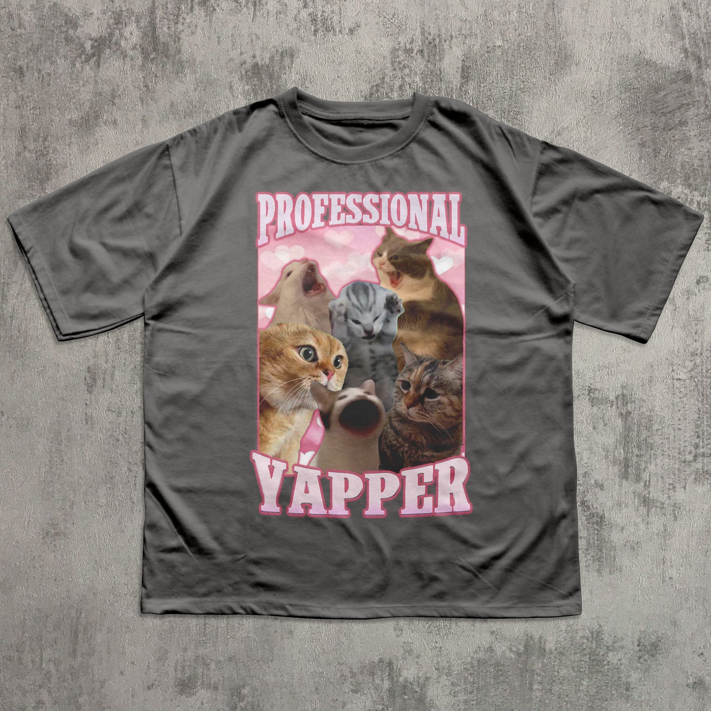 Professional Yapper Funny Cat Meme T-shirt