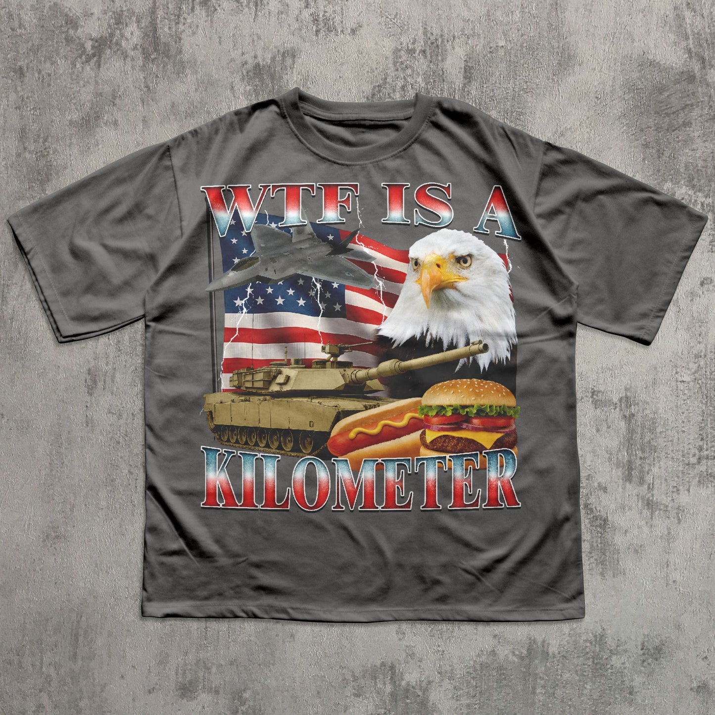 90s Retro WTF is a Kilometer T-shirt, American Eagle Shirt, Funny Meme Shirts, USA Flag Tshirt, 4th of july gifts