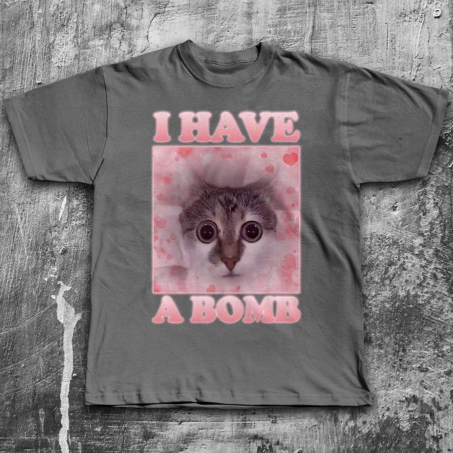 I Have a Bomb Cat Meme T-shirt