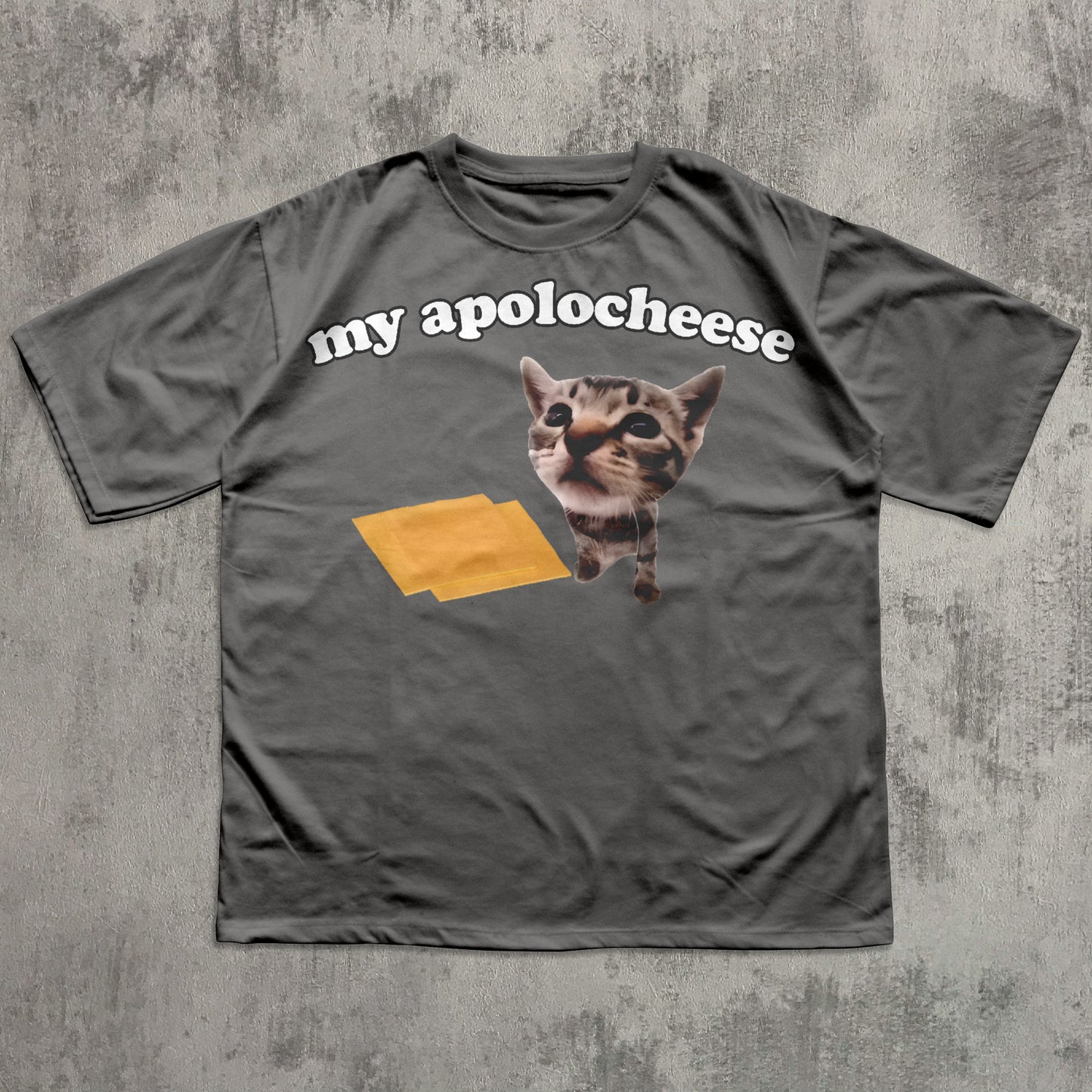 My Apolocheese Funny Cat Meme Tee Shirt Gift for Woman and Man