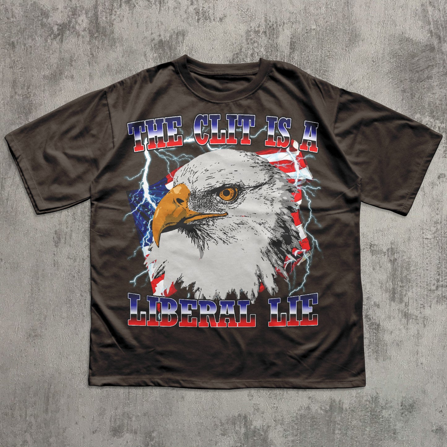 chocolate Funny Eagle T-shirt