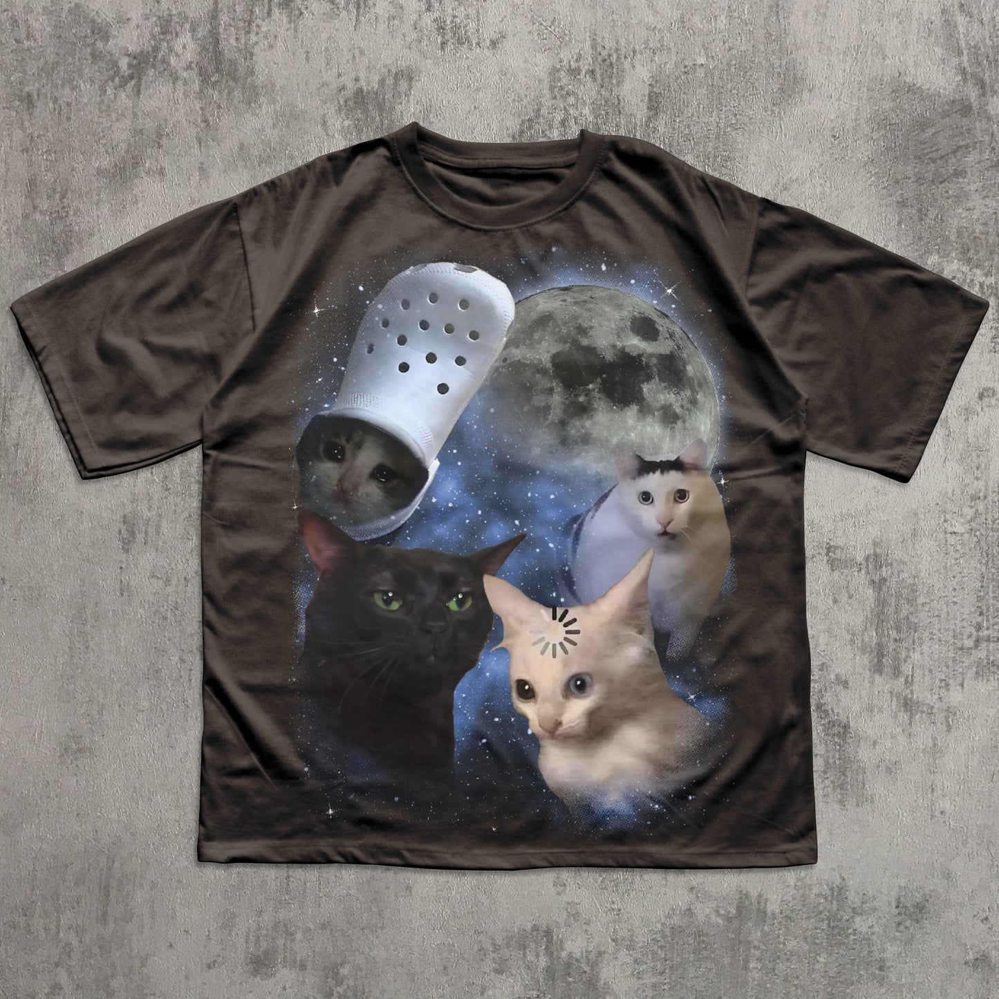 vintage graphic cat tshirt