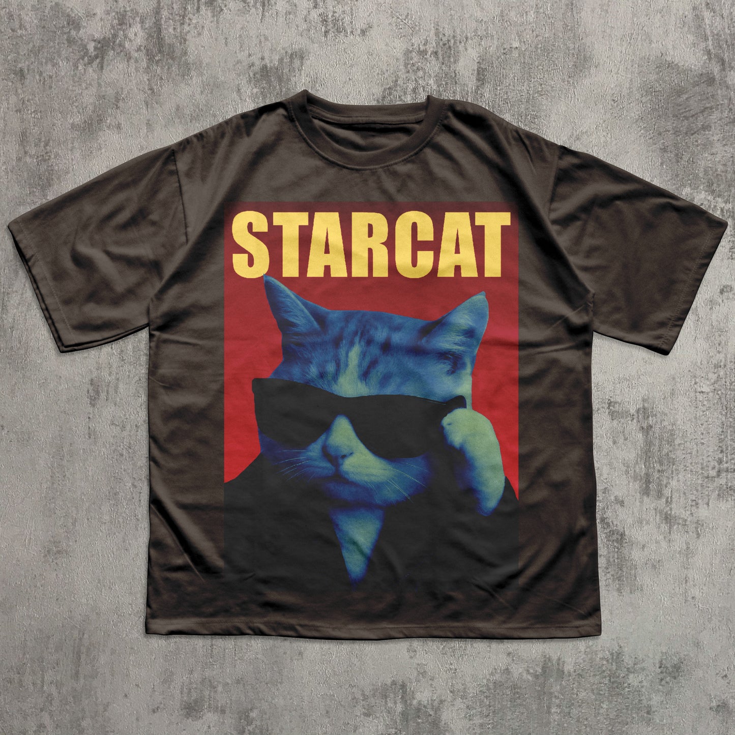 Starcat Funny Cat T-shirt, Parody Shirt, Stupid Tee