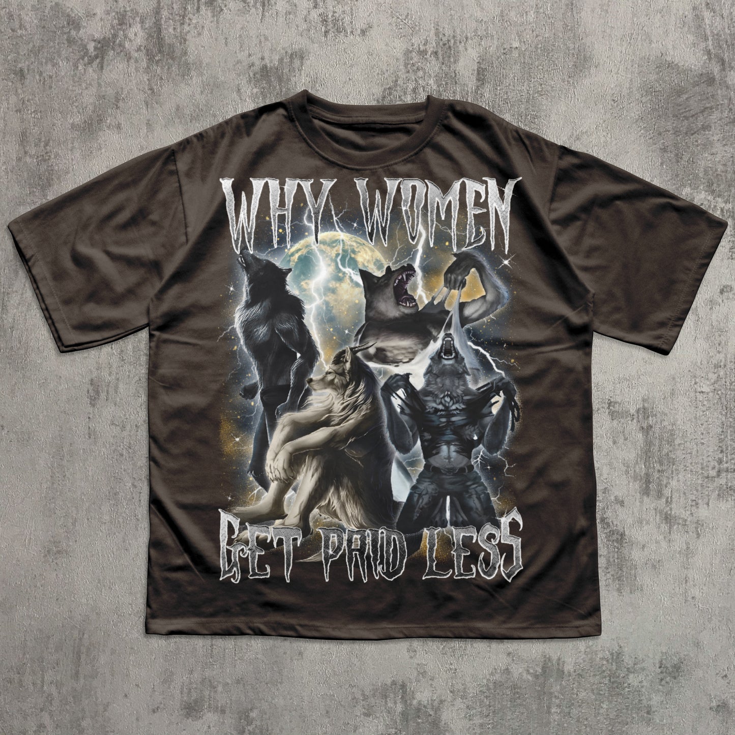 funny alpha wolf meme t-shirt