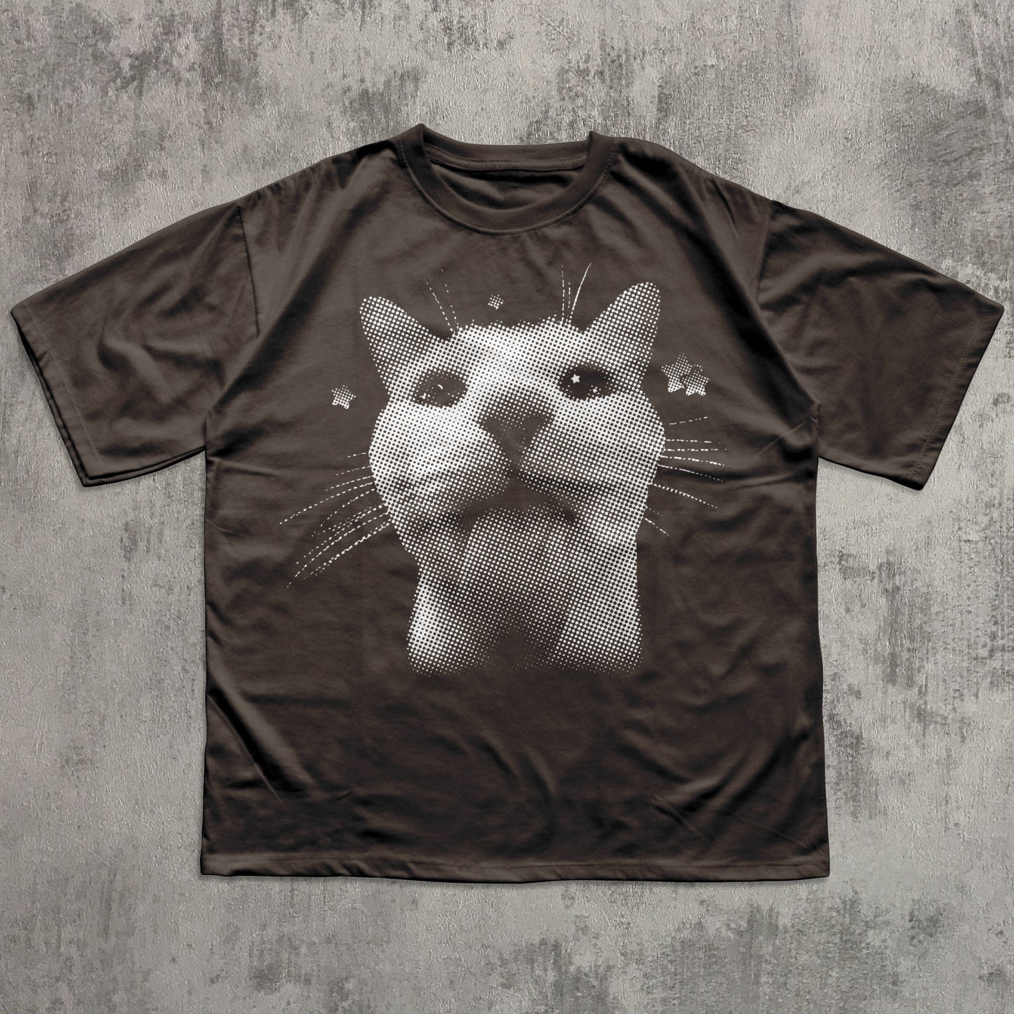 Y2k Retro Freaky Cat T-shirt, Vintage Graphic Tee, Silly Cats Shirt