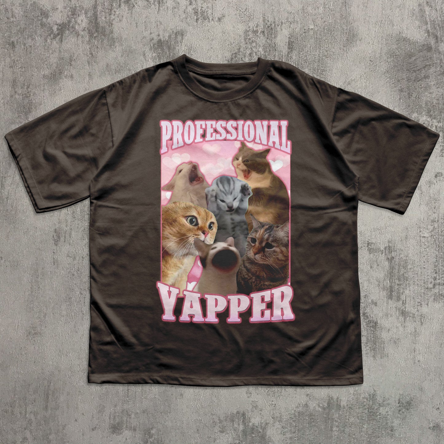 Professional Yapper Funny Cat Meme T-shirt