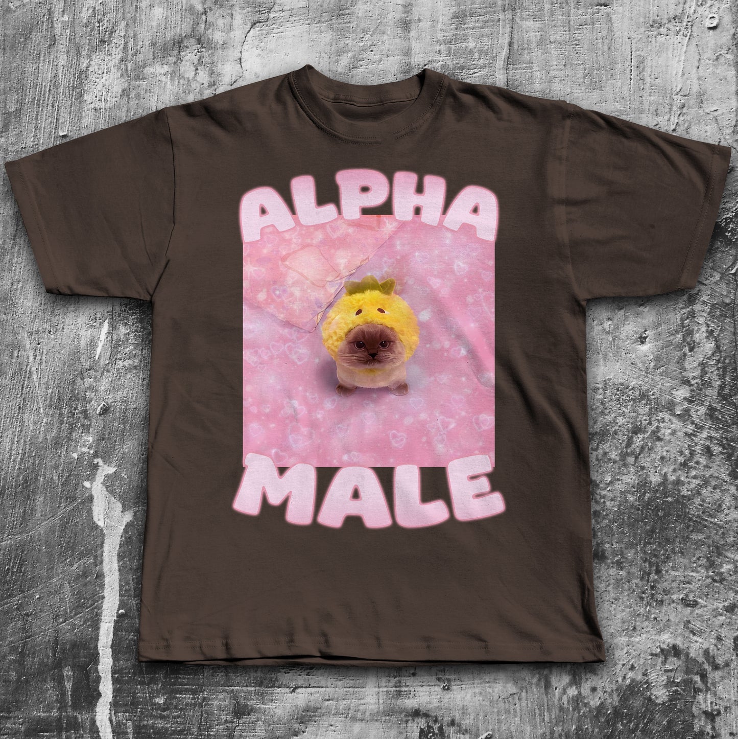 Alpha Male Funny Xiaojie Cat Meme T-shirt
