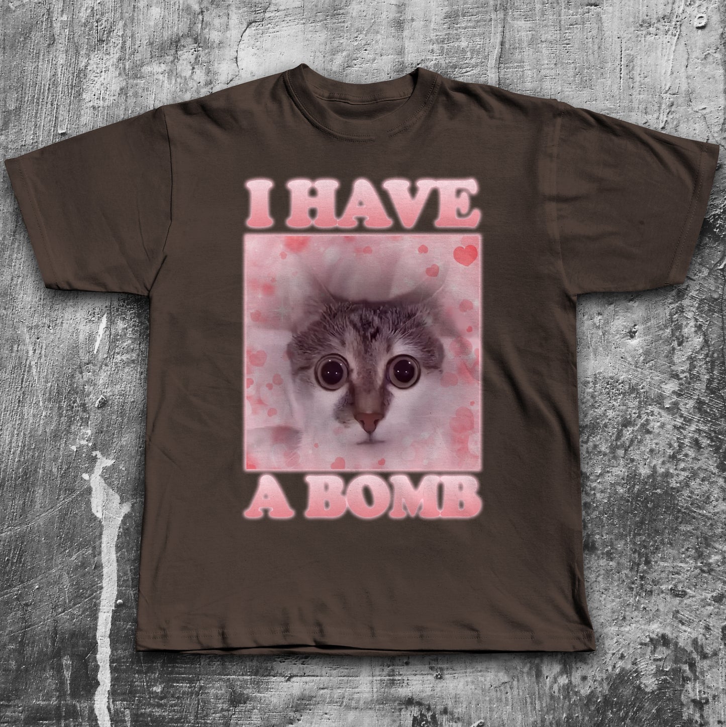 I Have a Bomb Cat Meme T-shirt