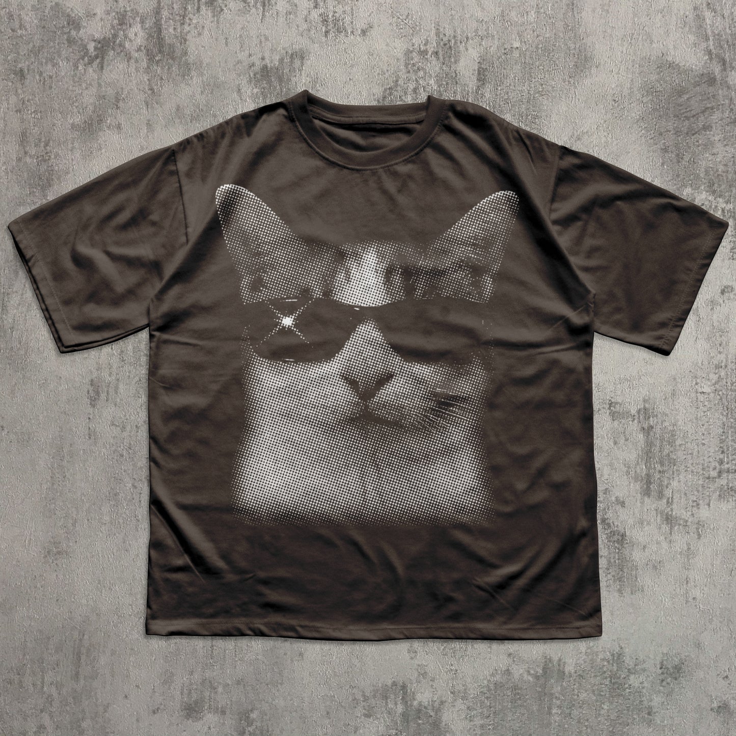 Y2k Cat With Sunglasses T-shirt, 2000s Vintage Graphic Tee, 90s Retro Shirt, Silly Cats Tshirt