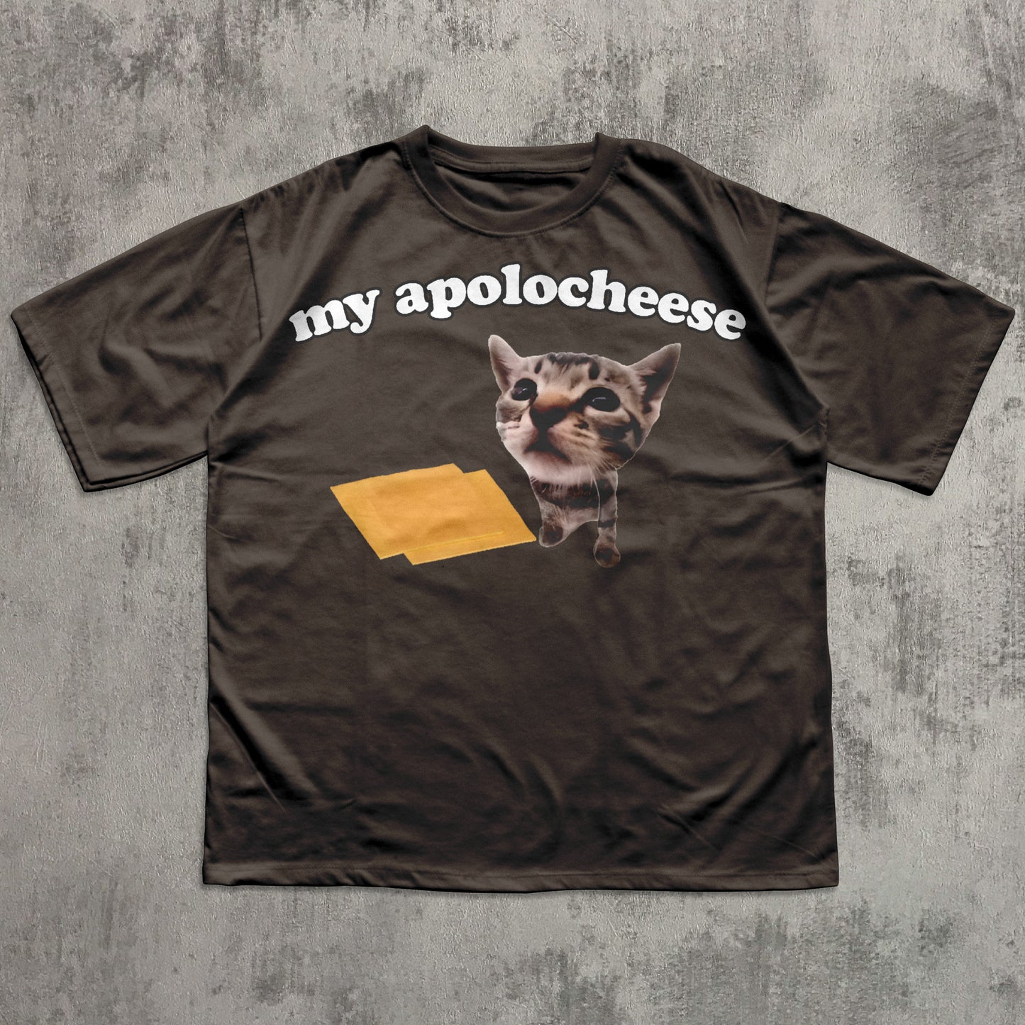 My Apolocheese Funny Cat Meme Tee Shirt Gift for Woman and Man