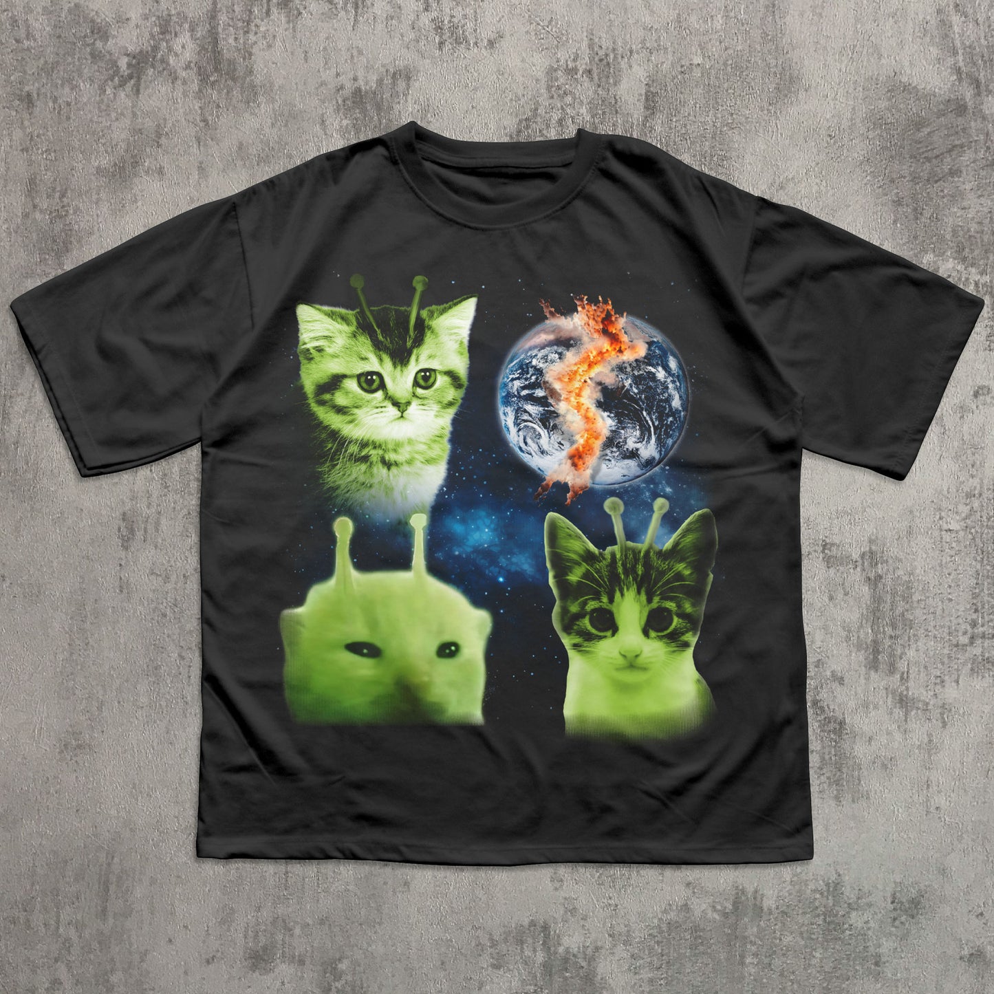 Three Alien Cats Shirt