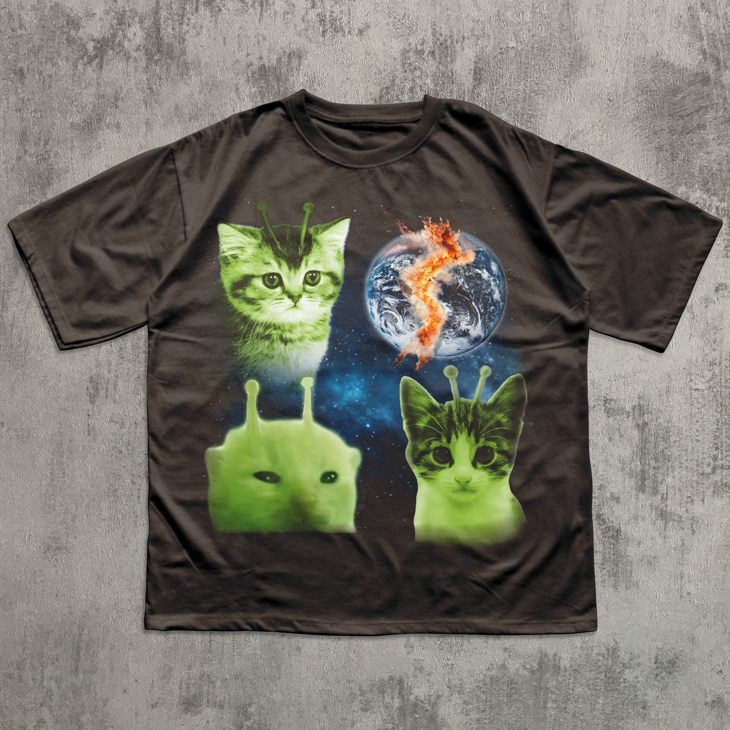 Three Alien Cats Shirt