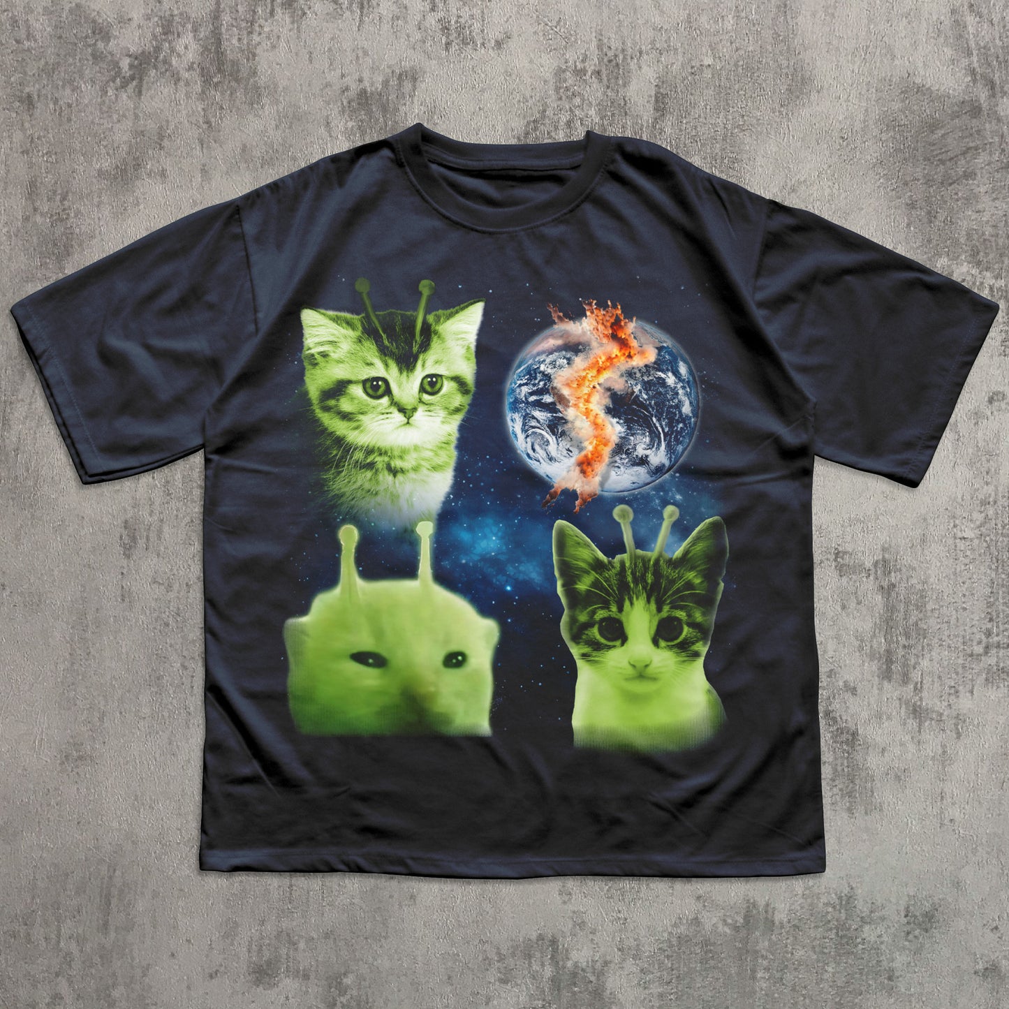 Three Alien Cats Shirt